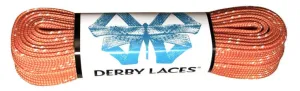 Derby Waxed Laces - Carrot Orange -