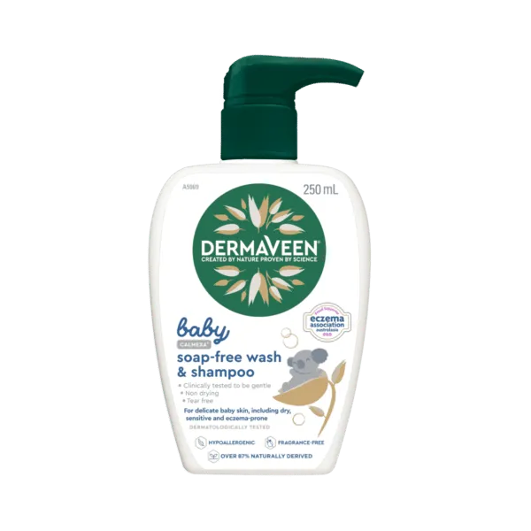 Dermaveen Baby Calmexa Soap Free Wash & Shampoo 250 ml