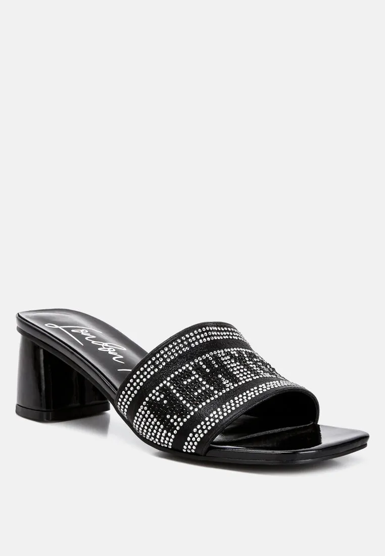 Diamante Embellished New York Sandals By RAG