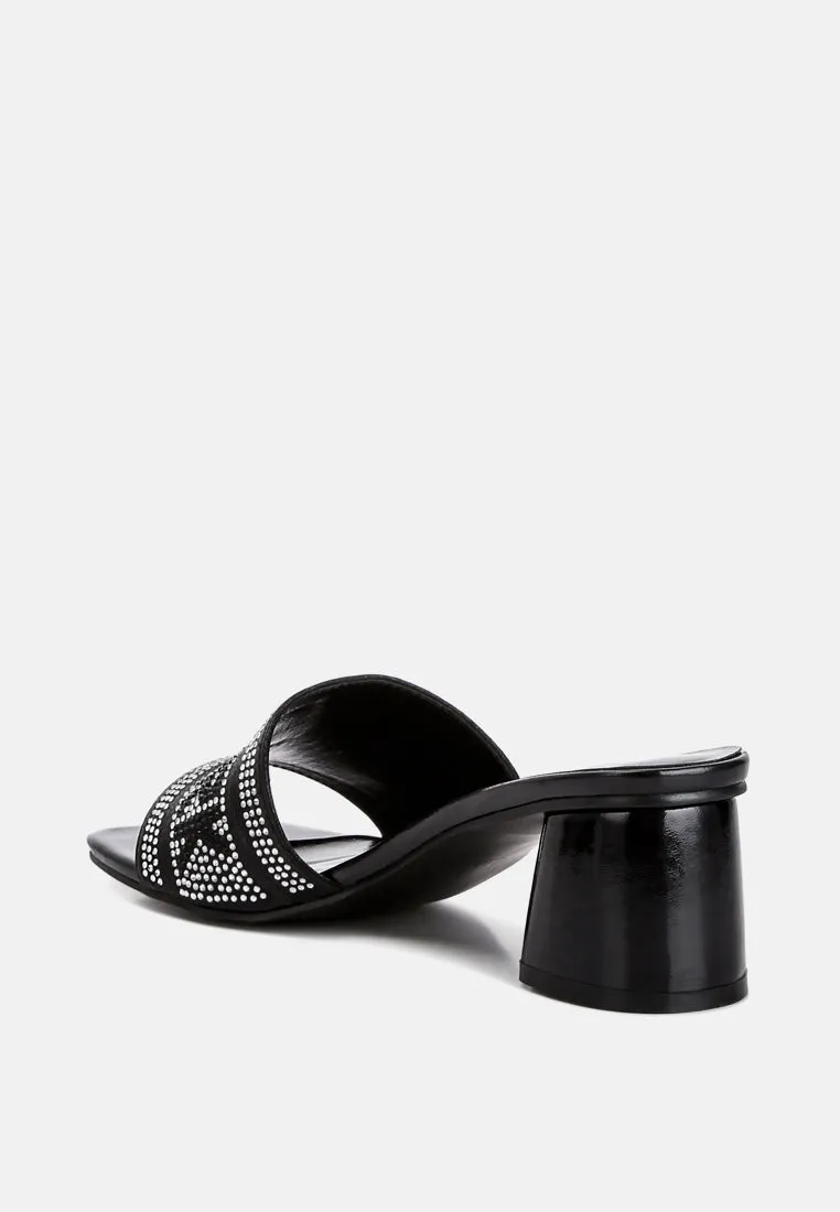 Diamante Embellished New York Sandals By RAG
