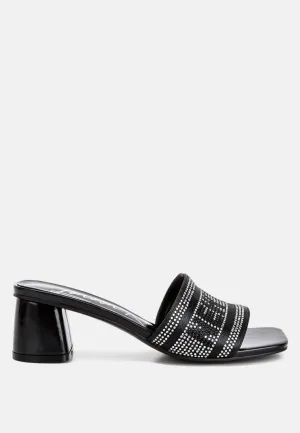 Diamante Embellished New York Sandals By RAG