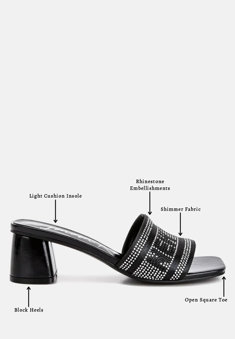 Diamante Embellished New York Sandals By RAG
