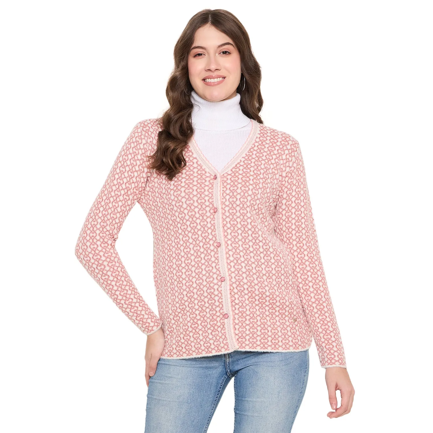 Duke Stardust Women Full Sleeve Front Open Cardigan (SDS1361)