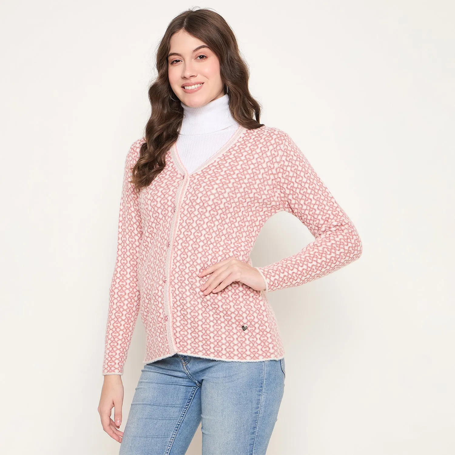 Duke Stardust Women Full Sleeve Front Open Cardigan (SDS1361)