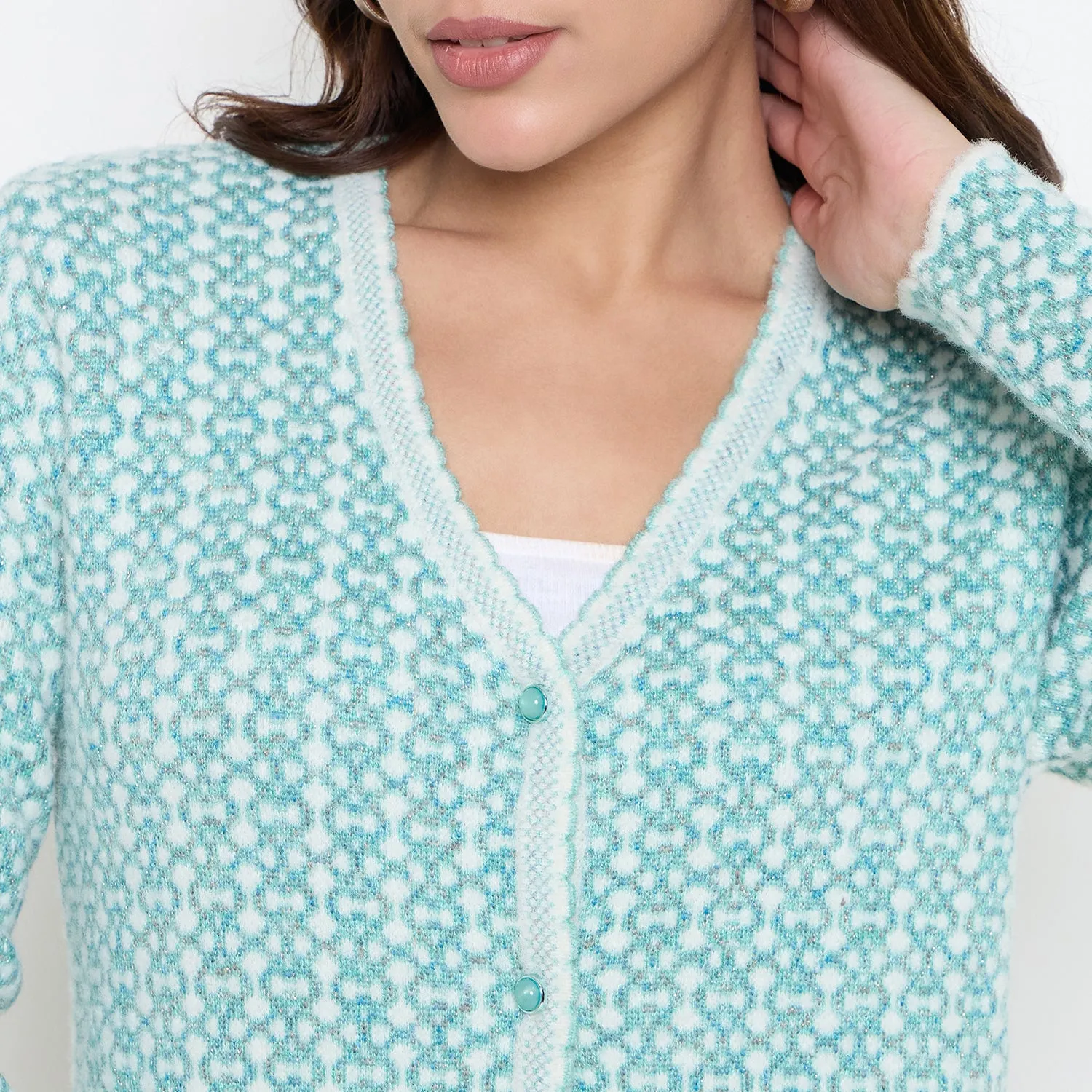 Duke Stardust Women Full Sleeve Front Open Cardigan (SDS1361)