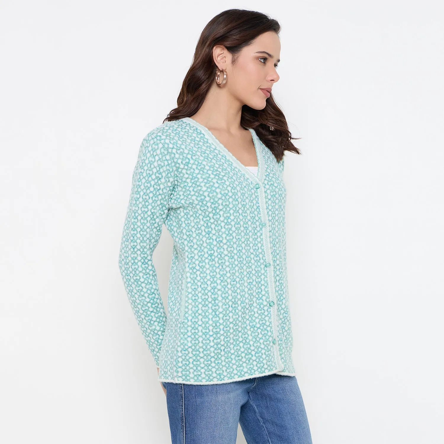 Duke Stardust Women Full Sleeve Front Open Cardigan (SDS1361)