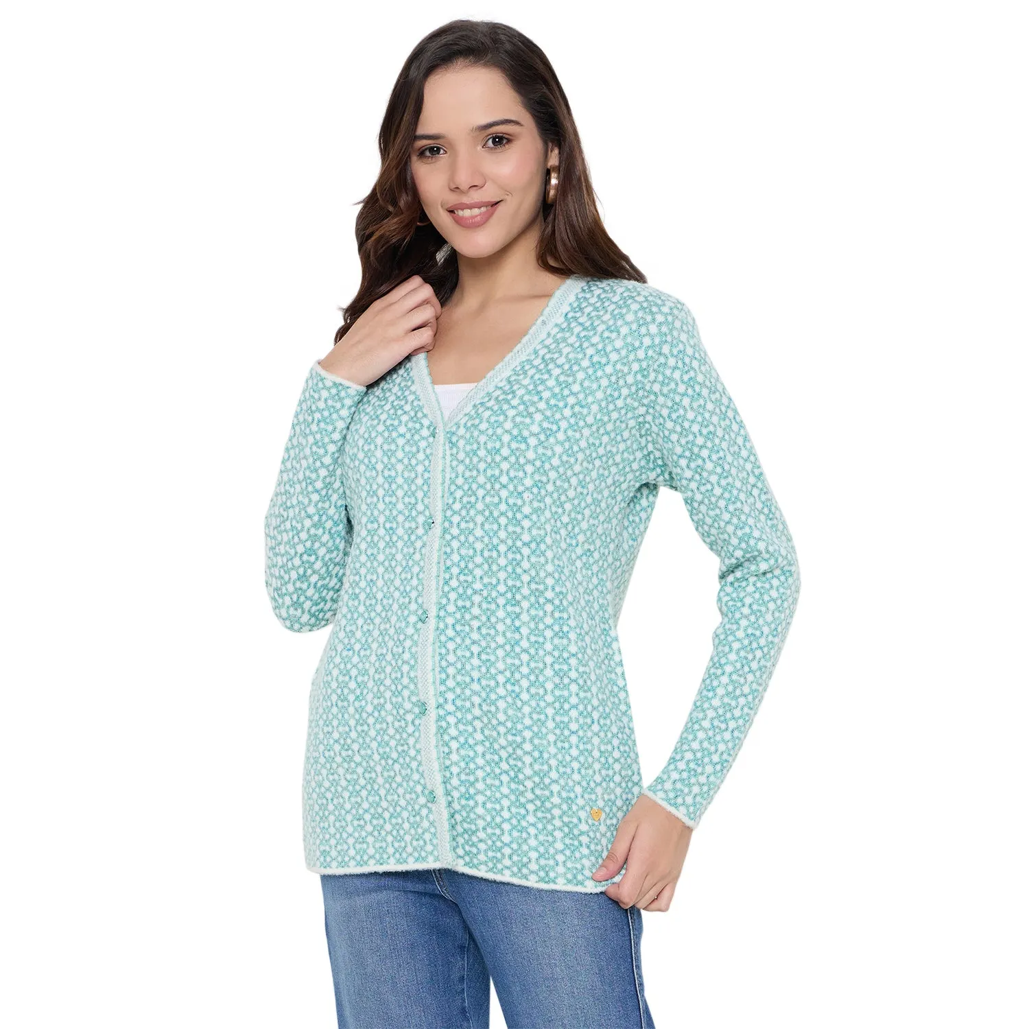 Duke Stardust Women Full Sleeve Front Open Cardigan (SDS1361)