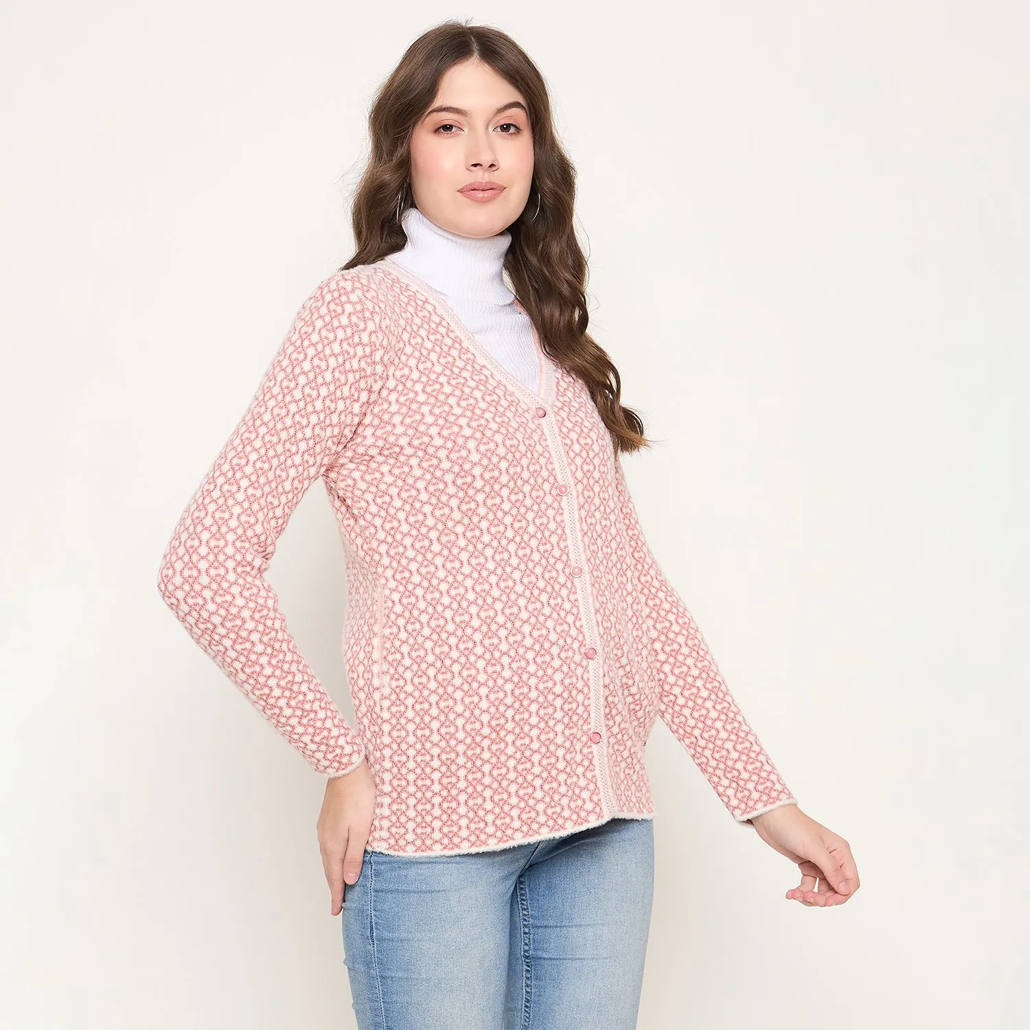 Duke Stardust Women Full Sleeve Front Open Cardigan (SDS1361)