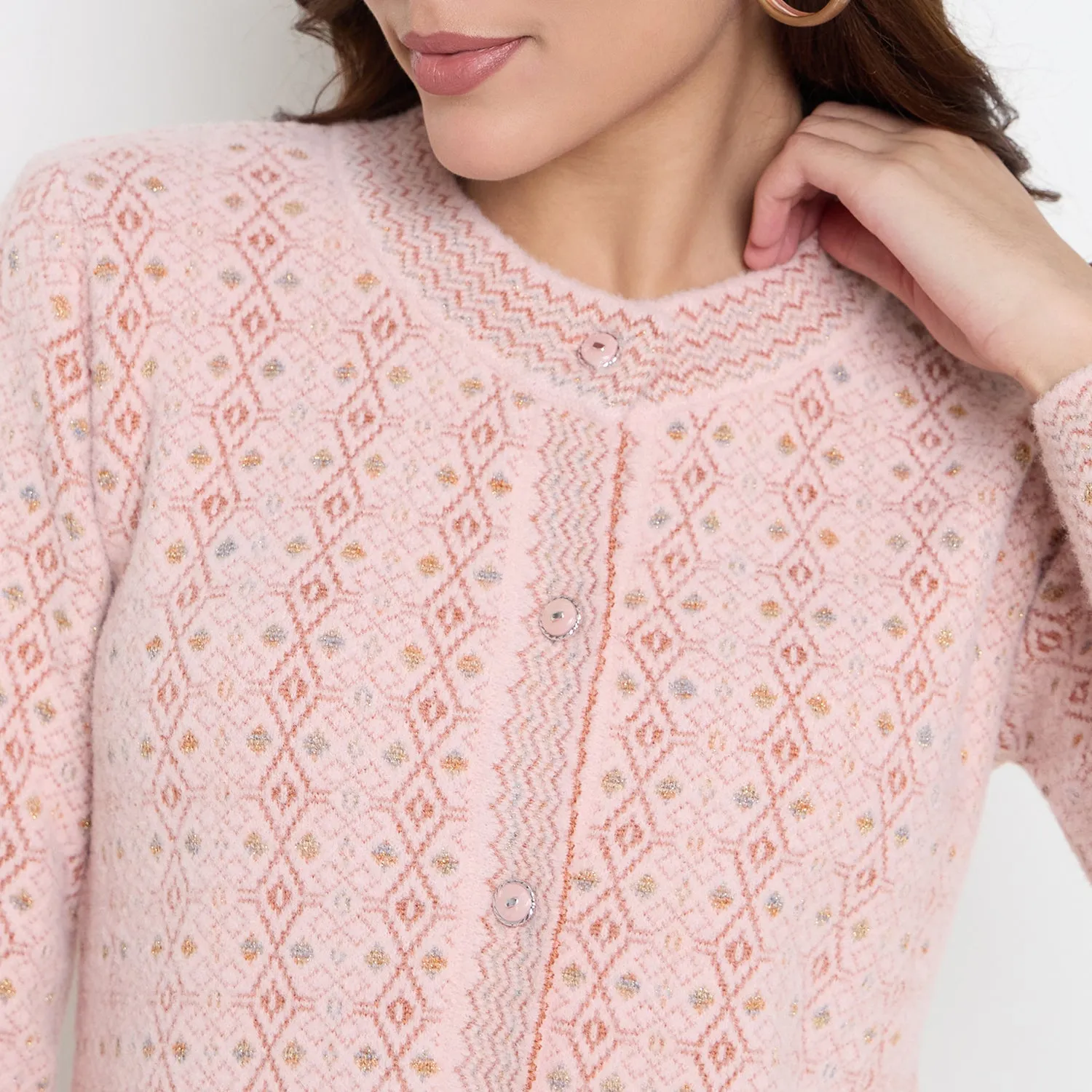 Duke Stardust Women Full Sleeve Front Open Sweater (SDS1279)