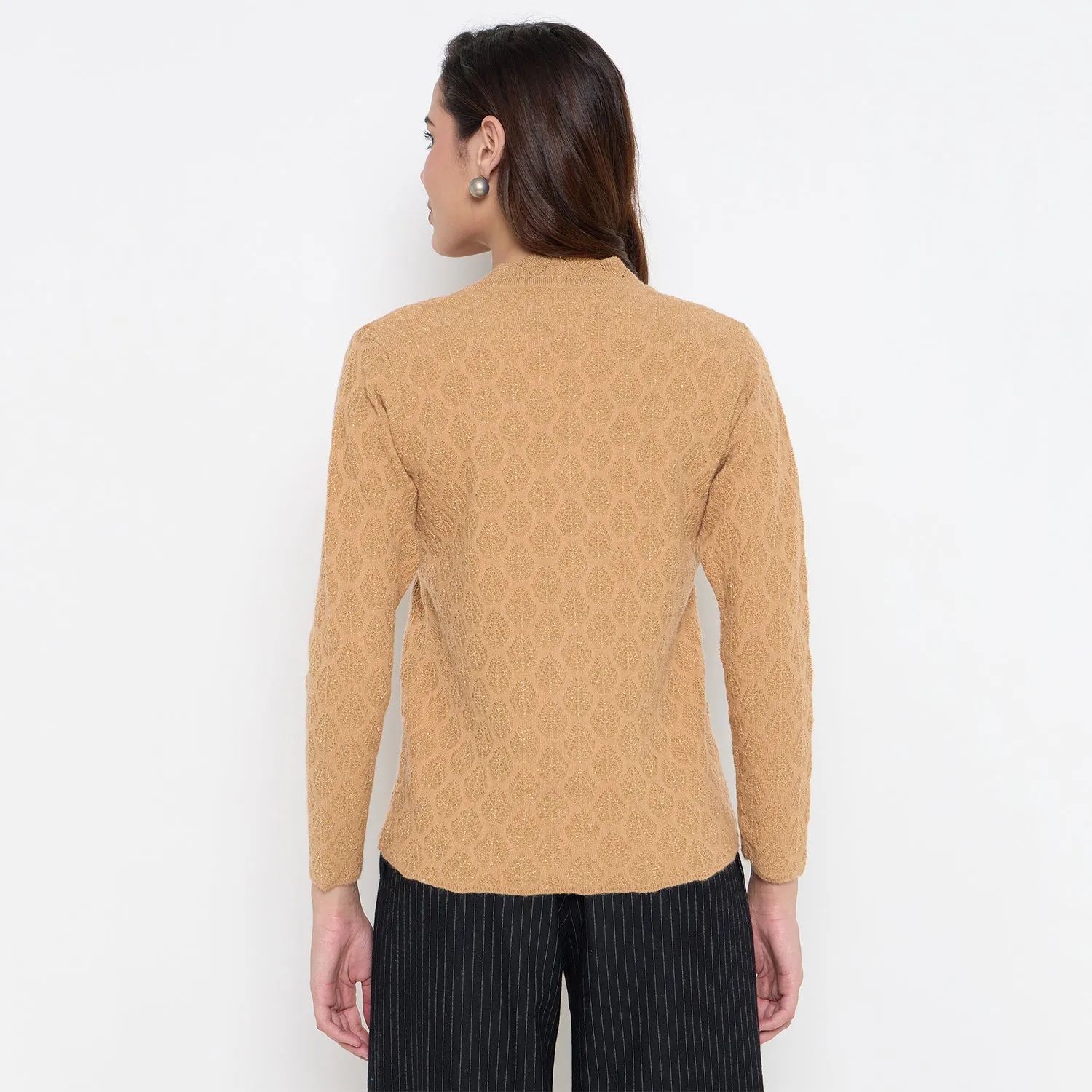 Duke Stardust Women Full Sleeve Front Open Sweater (SDS1340)