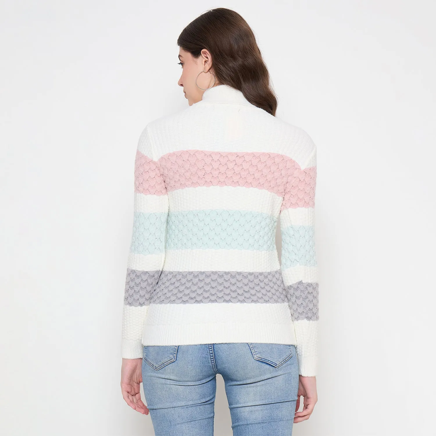 Duke Stardust Women Full Sleeve High Neck Pullover (SDS1397)