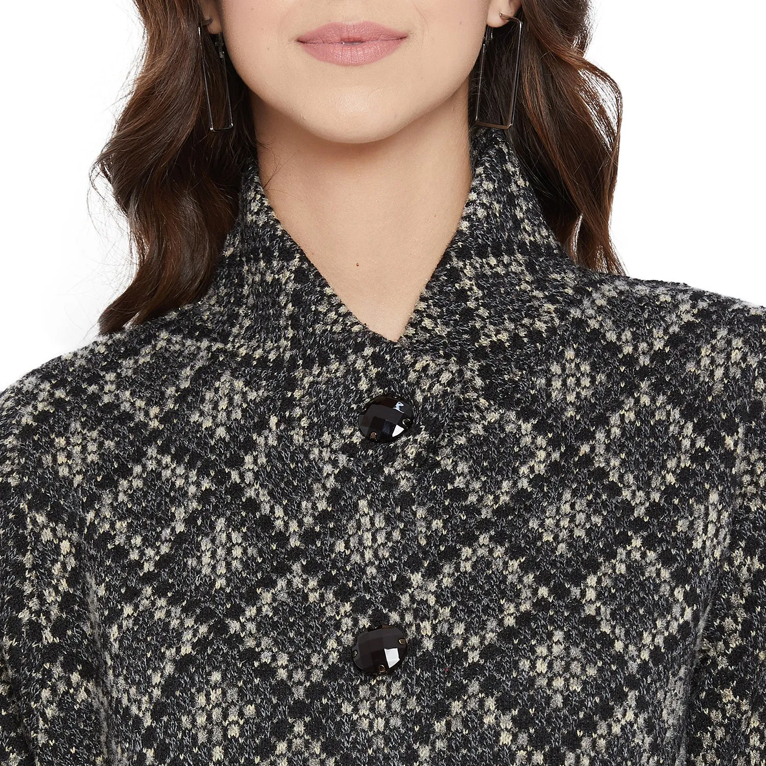 Duke Stardust Women Full Sleeve Long Cardigan (SDS959)