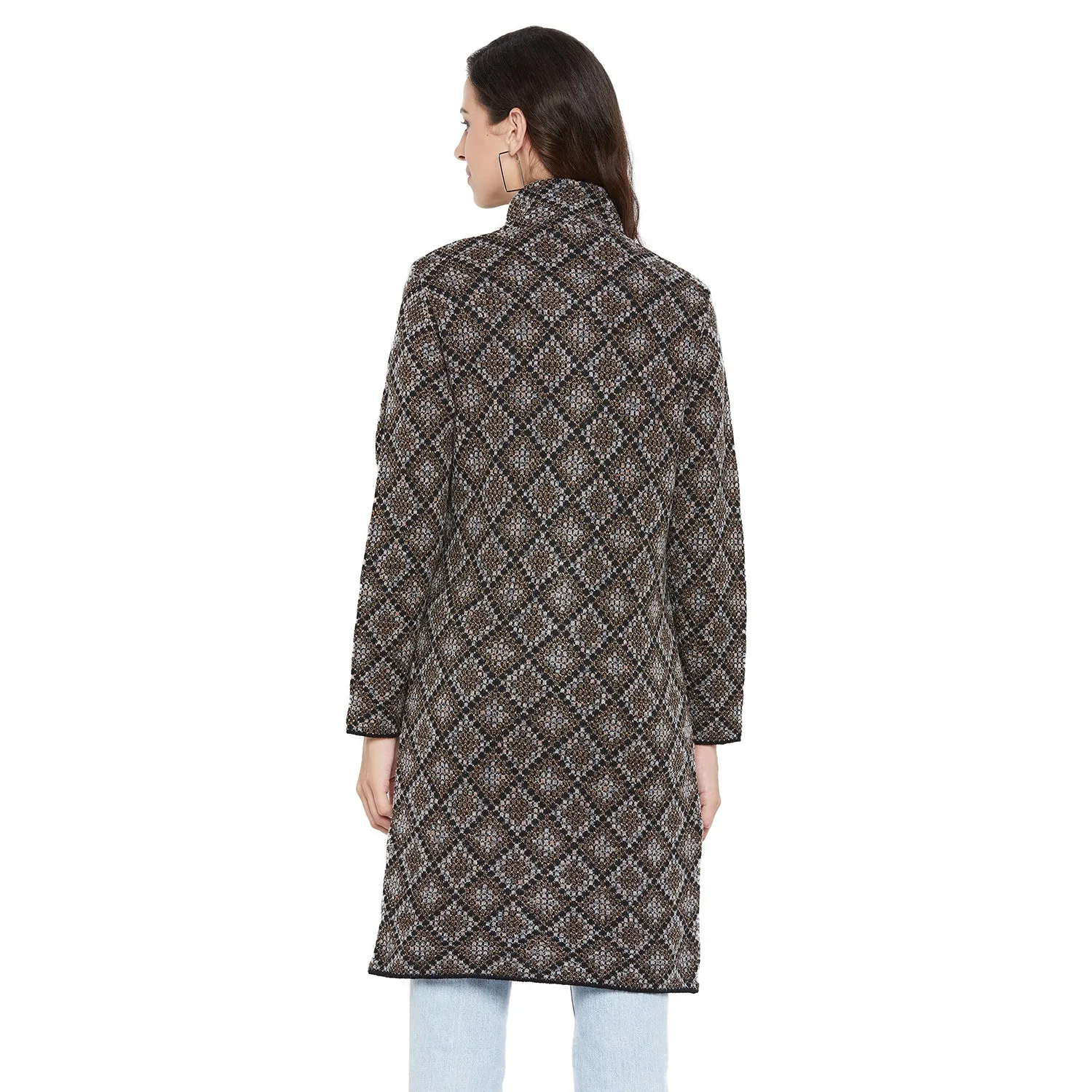 Duke Stardust Women Full Sleeve Long Cardigan (SDS959)