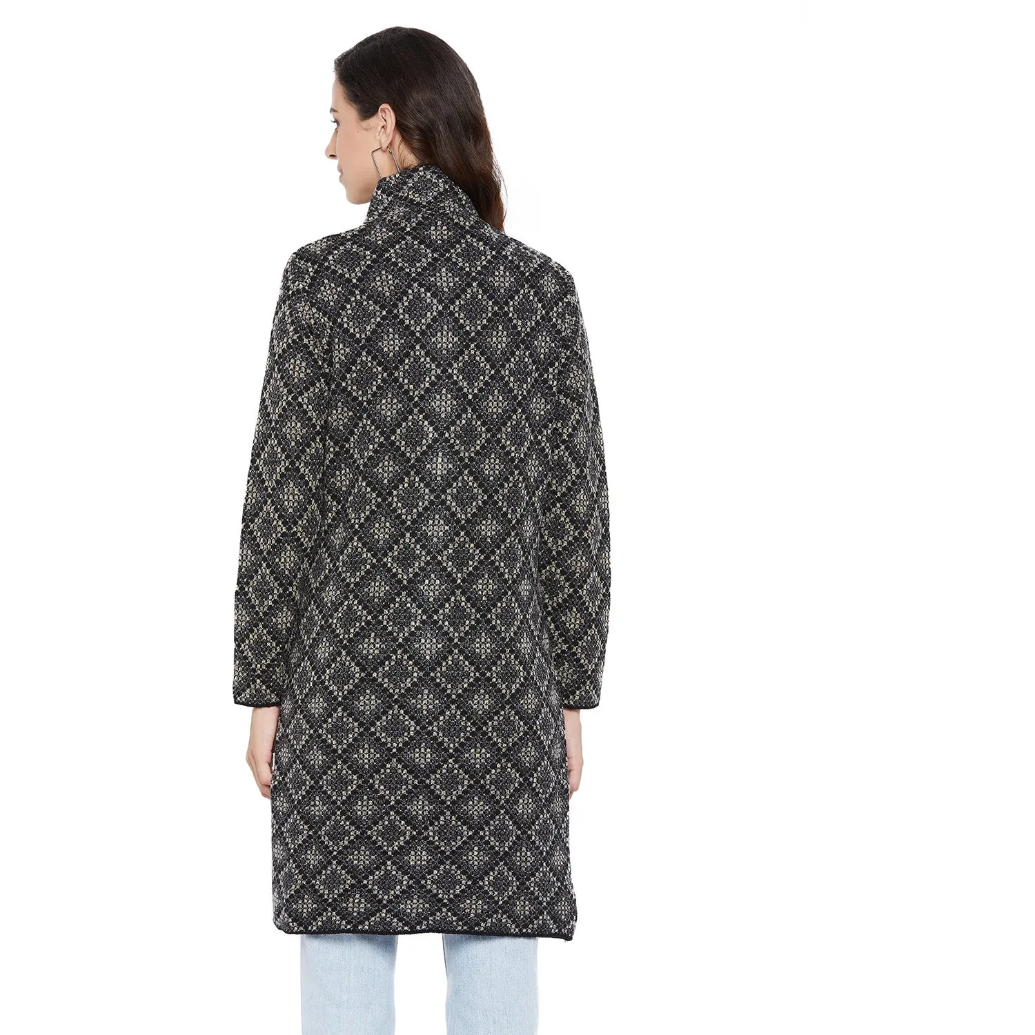 Duke Stardust Women Full Sleeve Long Cardigan (SDS959)