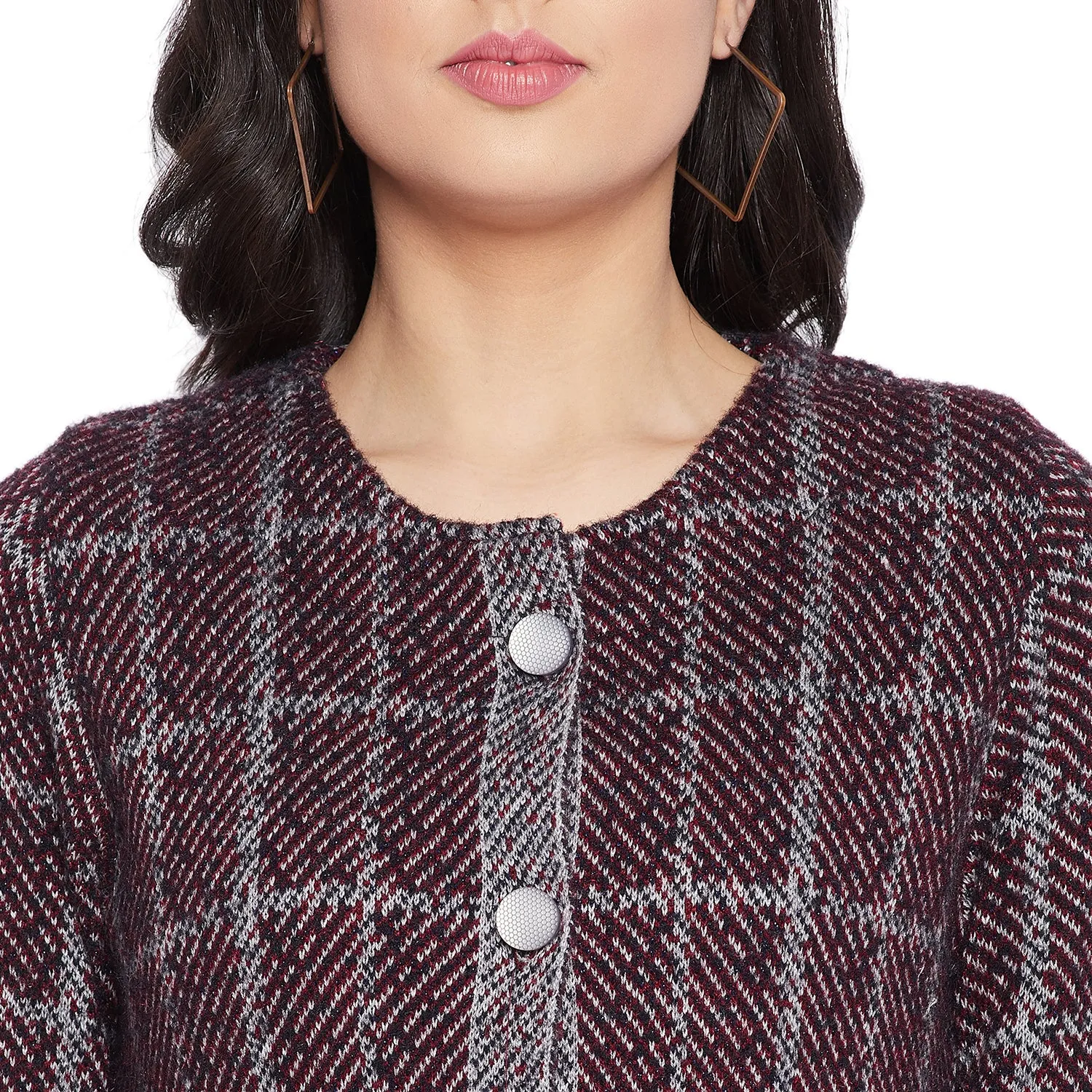 Duke Stardust Women Full Sleeve Long Cardigan (SDS9639)