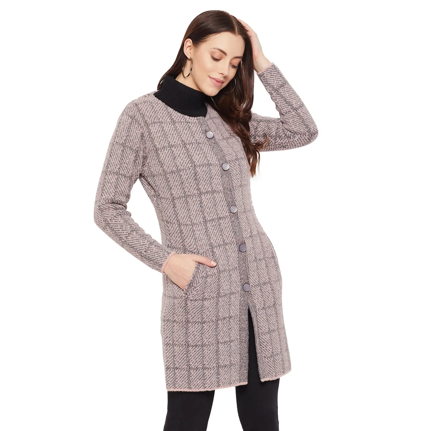 Duke Stardust Women Full Sleeve Long Cardigan (SDS9639)