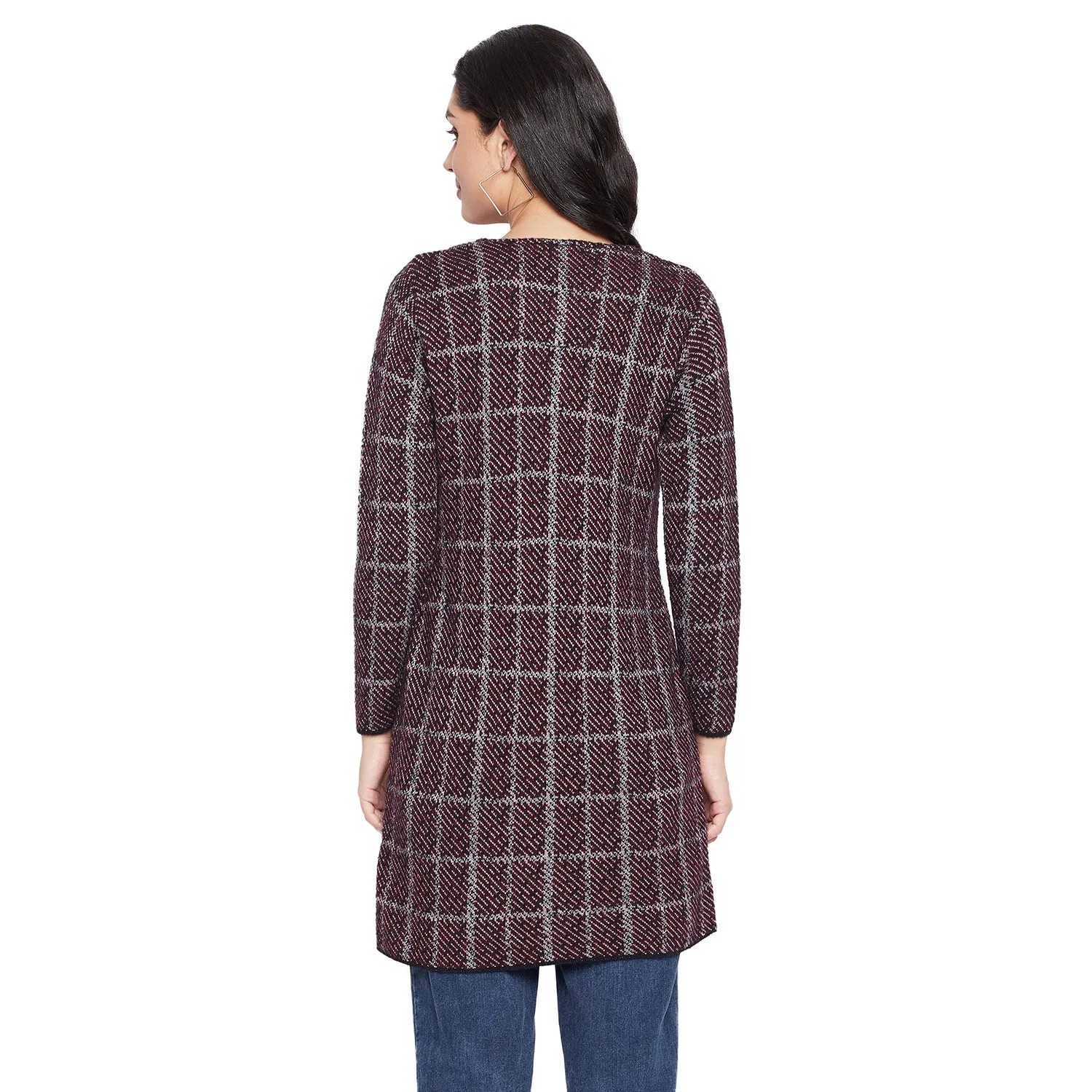 Duke Stardust Women Full Sleeve Long Cardigan (SDS9639)