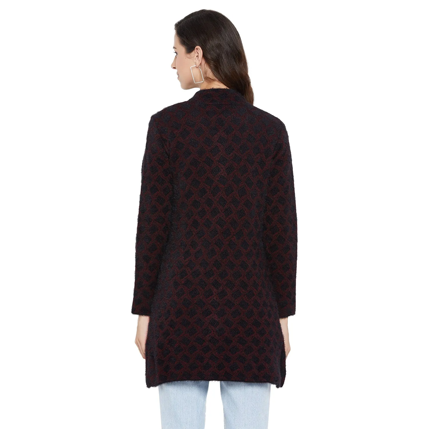 Duke Stardust Women Full Sleeve Long Cardigan (SDS971)