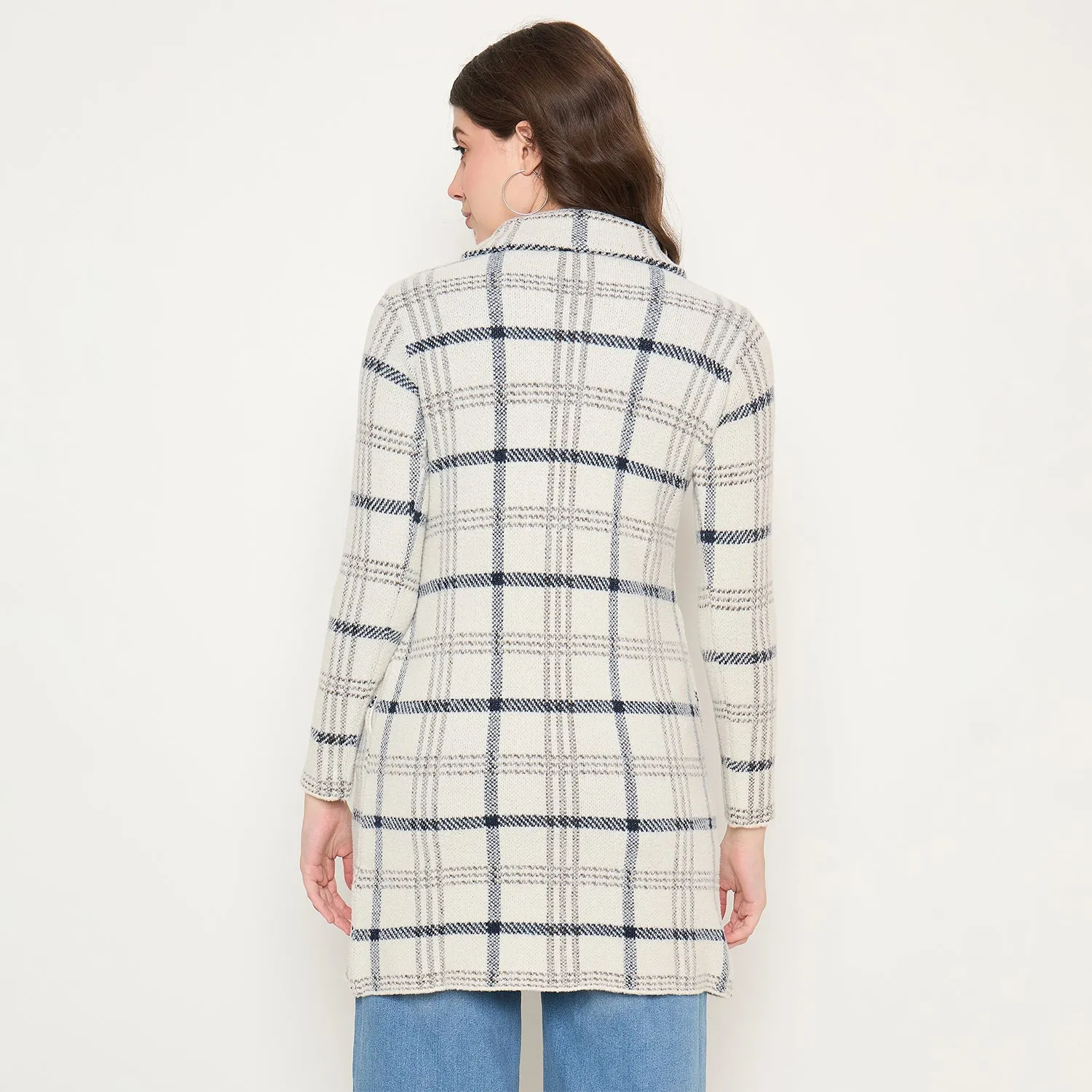 Duke Stardust Women Full Sleeve Long Coat Style Sweater (SDS1297)