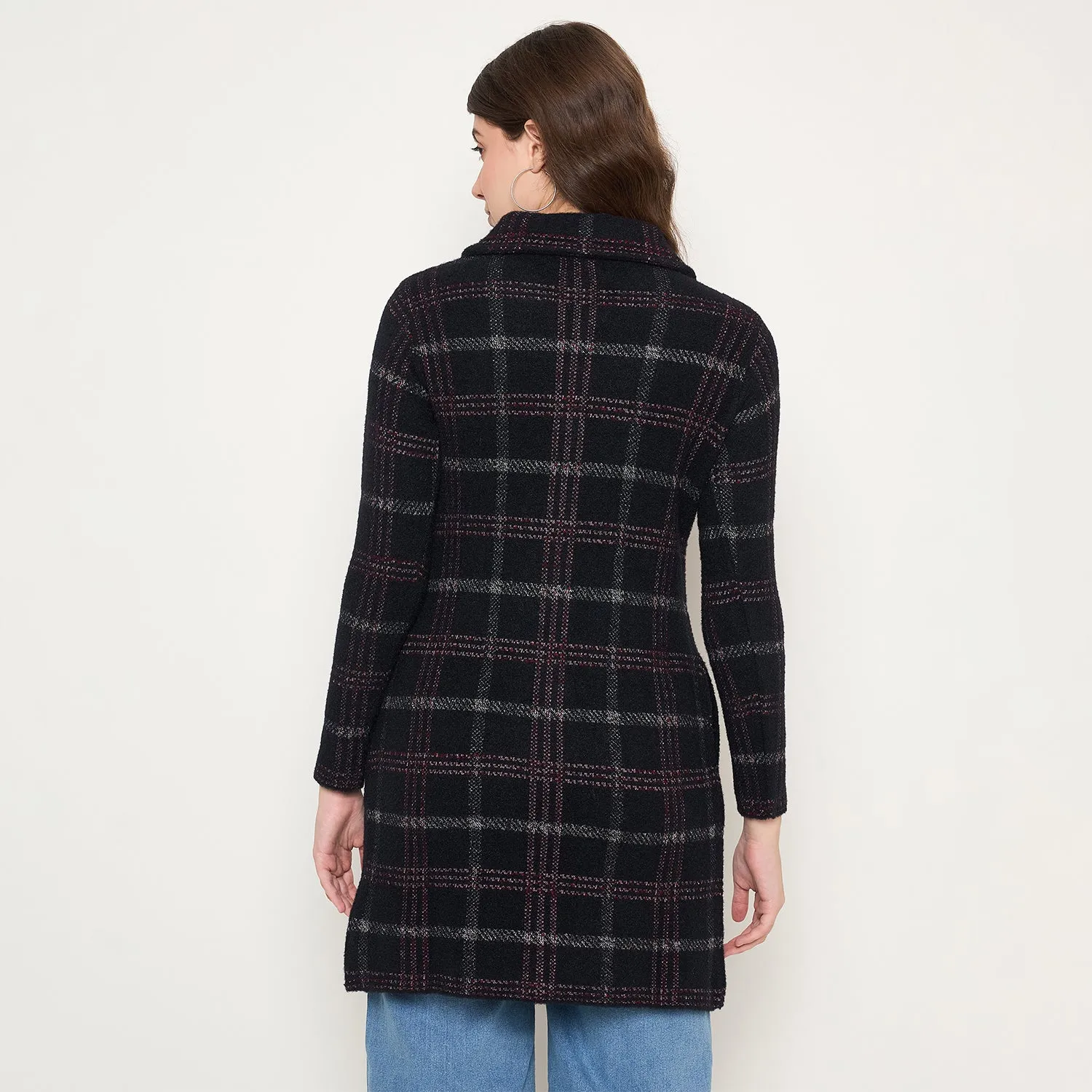Duke Stardust Women Full Sleeve Long Coat Style Sweater (SDS1297)