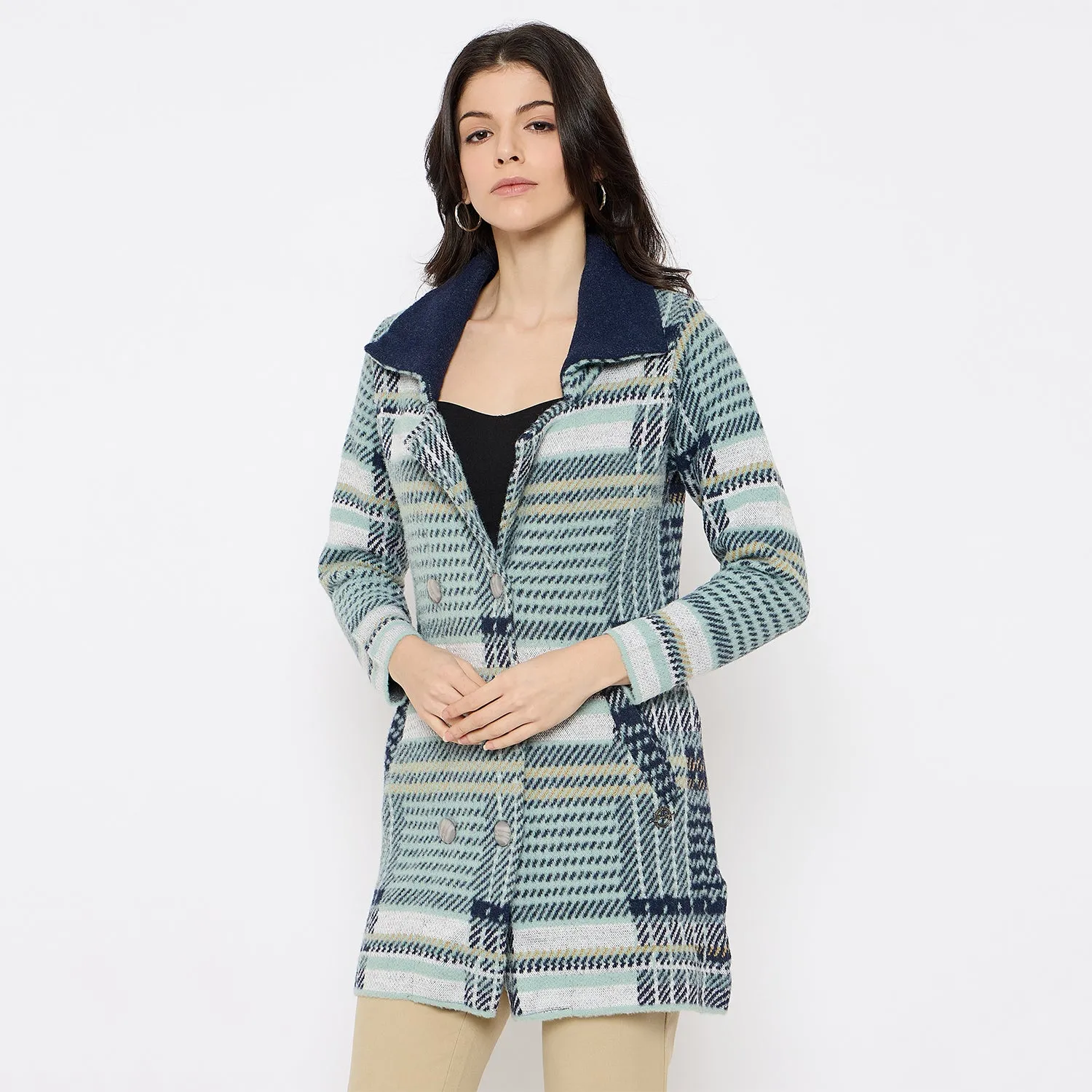 Duke Stardust Women Full Sleeve Long Sweater (SDS1216)