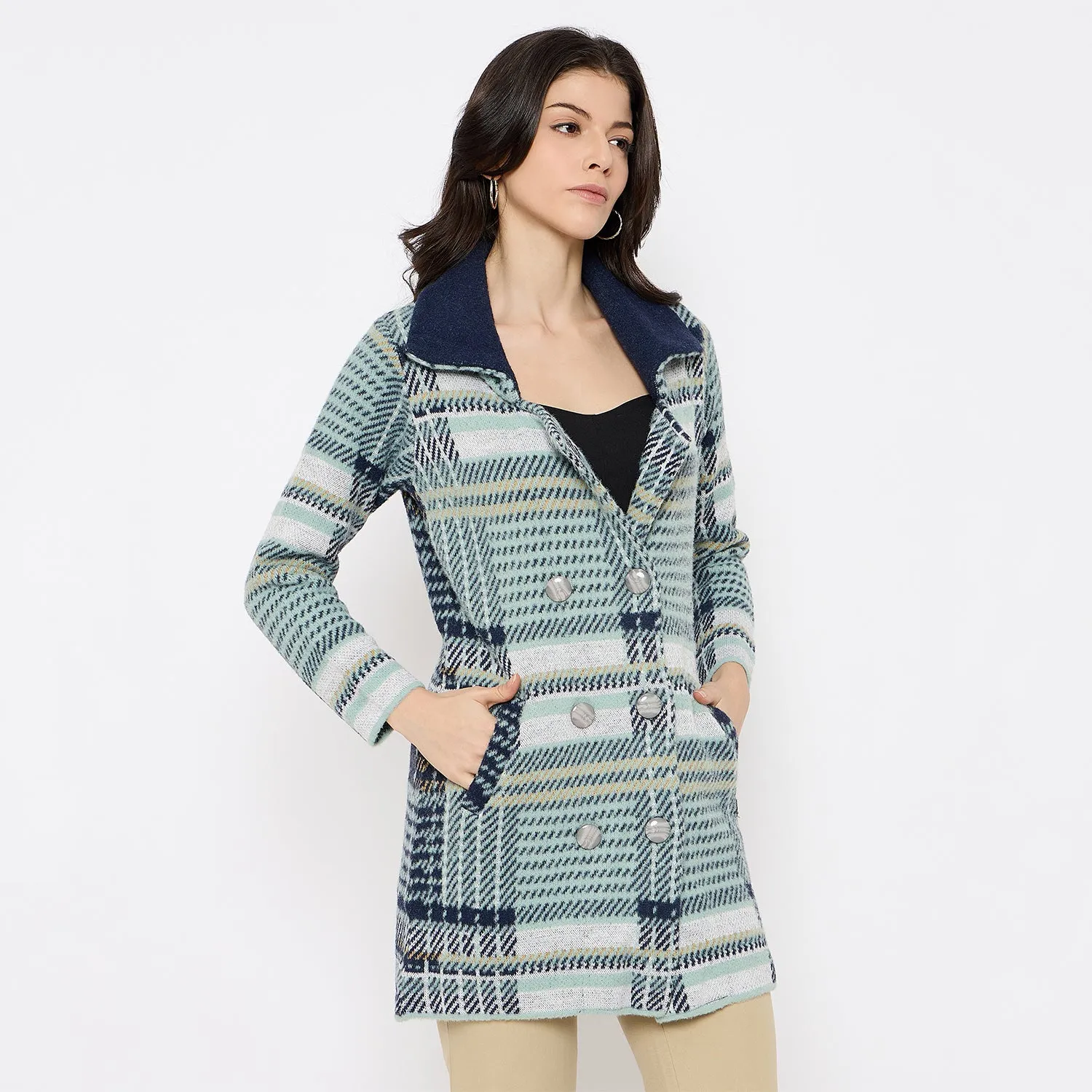 Duke Stardust Women Full Sleeve Long Sweater (SDS1216)