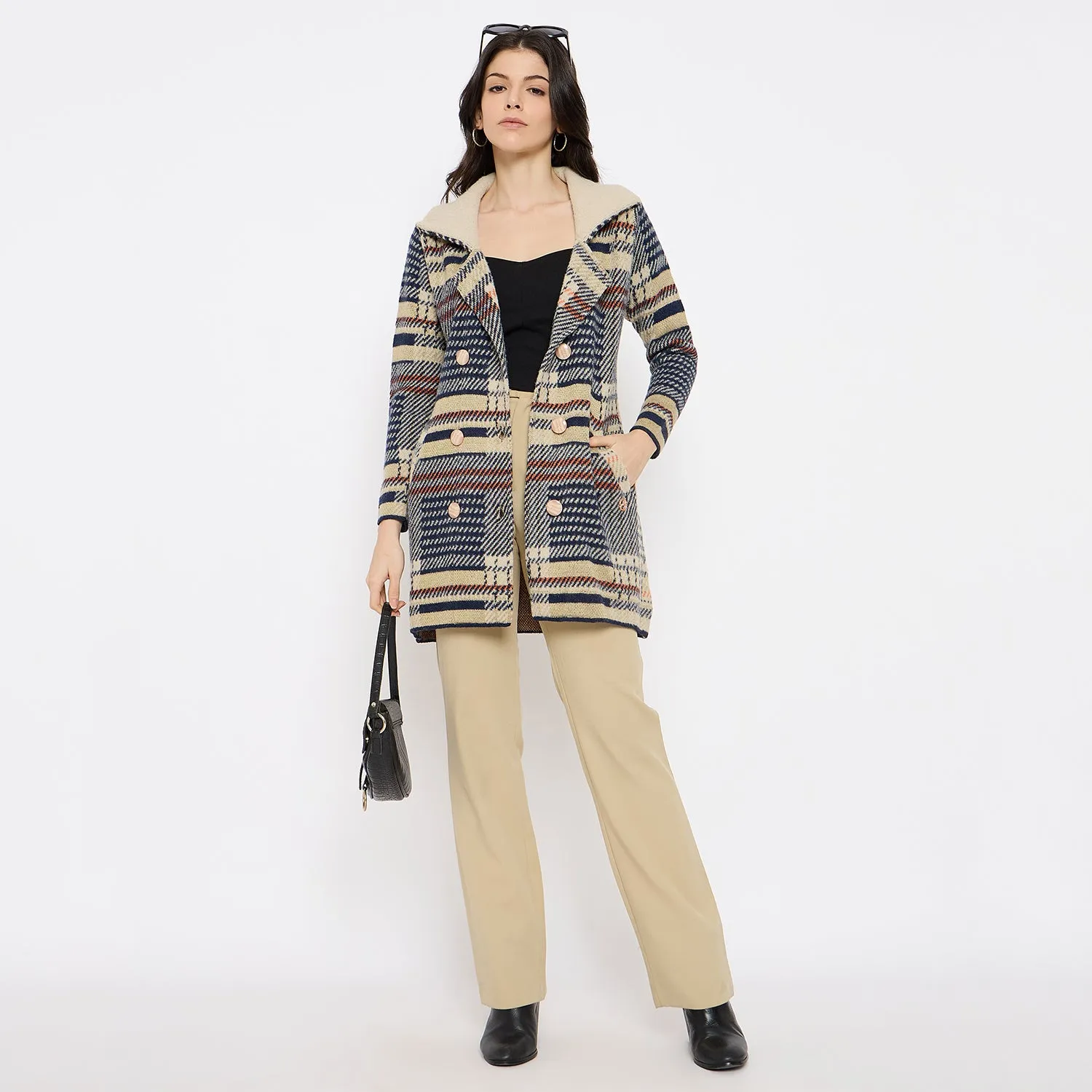 Duke Stardust Women Full Sleeve Long Sweater (SDS1216)