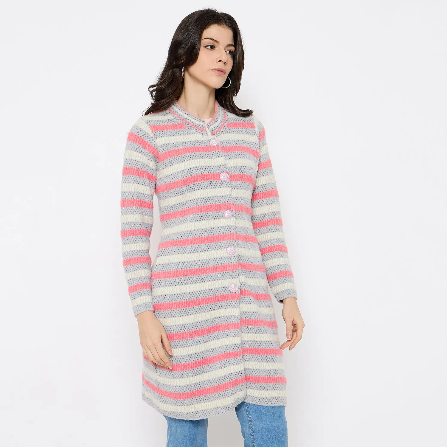 Duke Stardust Women Full Sleeve Long Sweater (SDS1219)