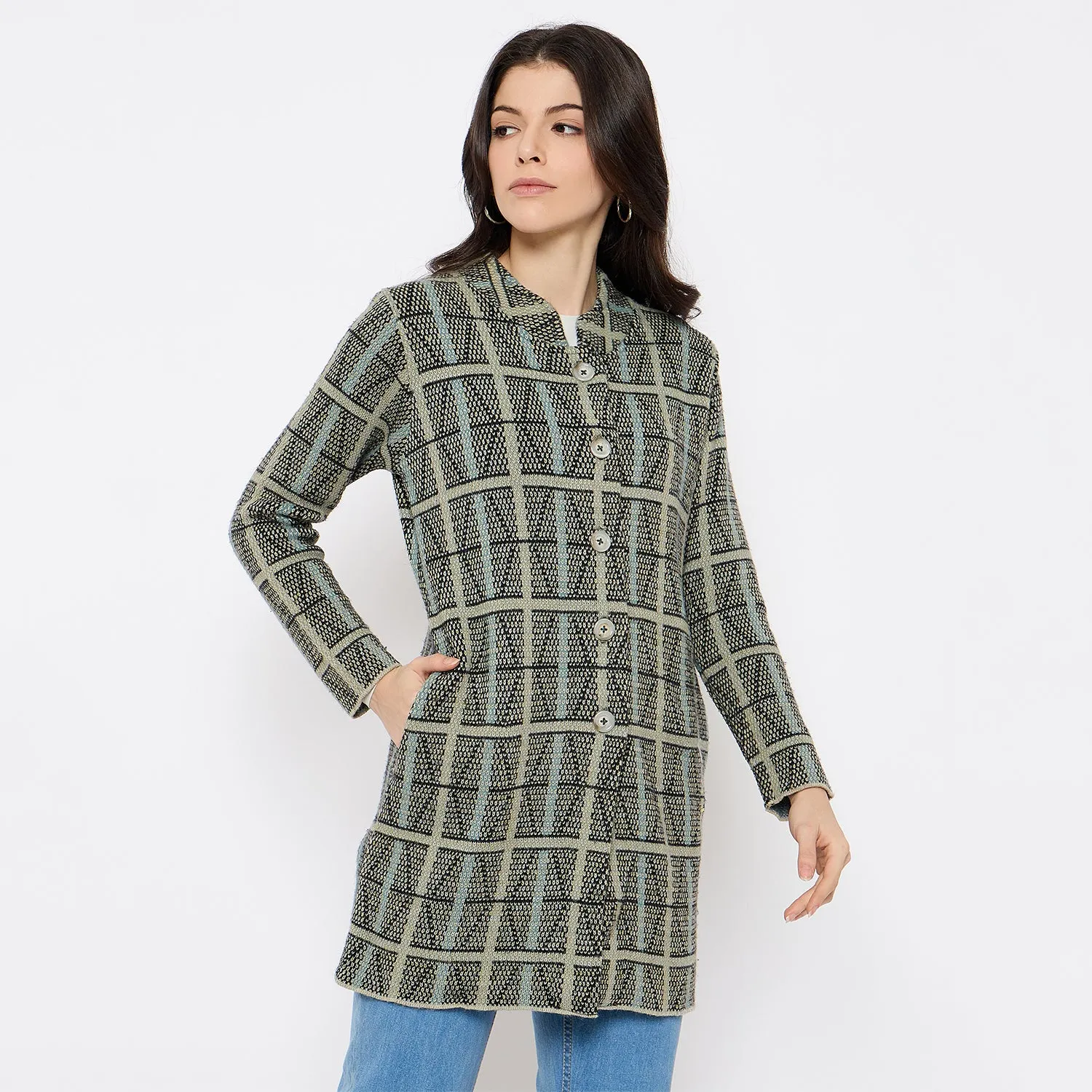 Duke Stardust Women Full Sleeve Long Sweater (SDS1220)