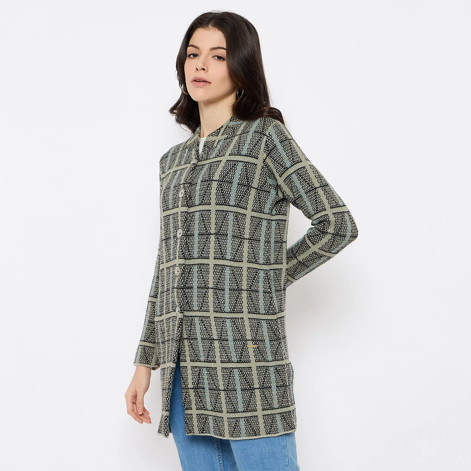 Duke Stardust Women Full Sleeve Long Sweater (SDS1220)