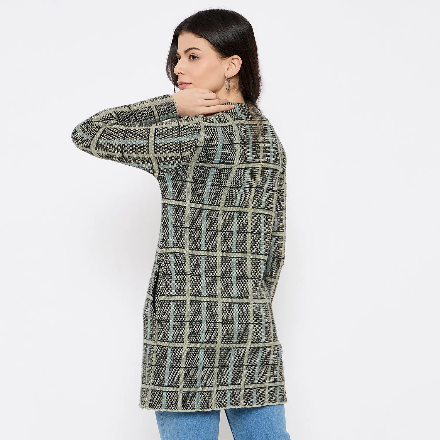 Duke Stardust Women Full Sleeve Long Sweater (SDS1220)