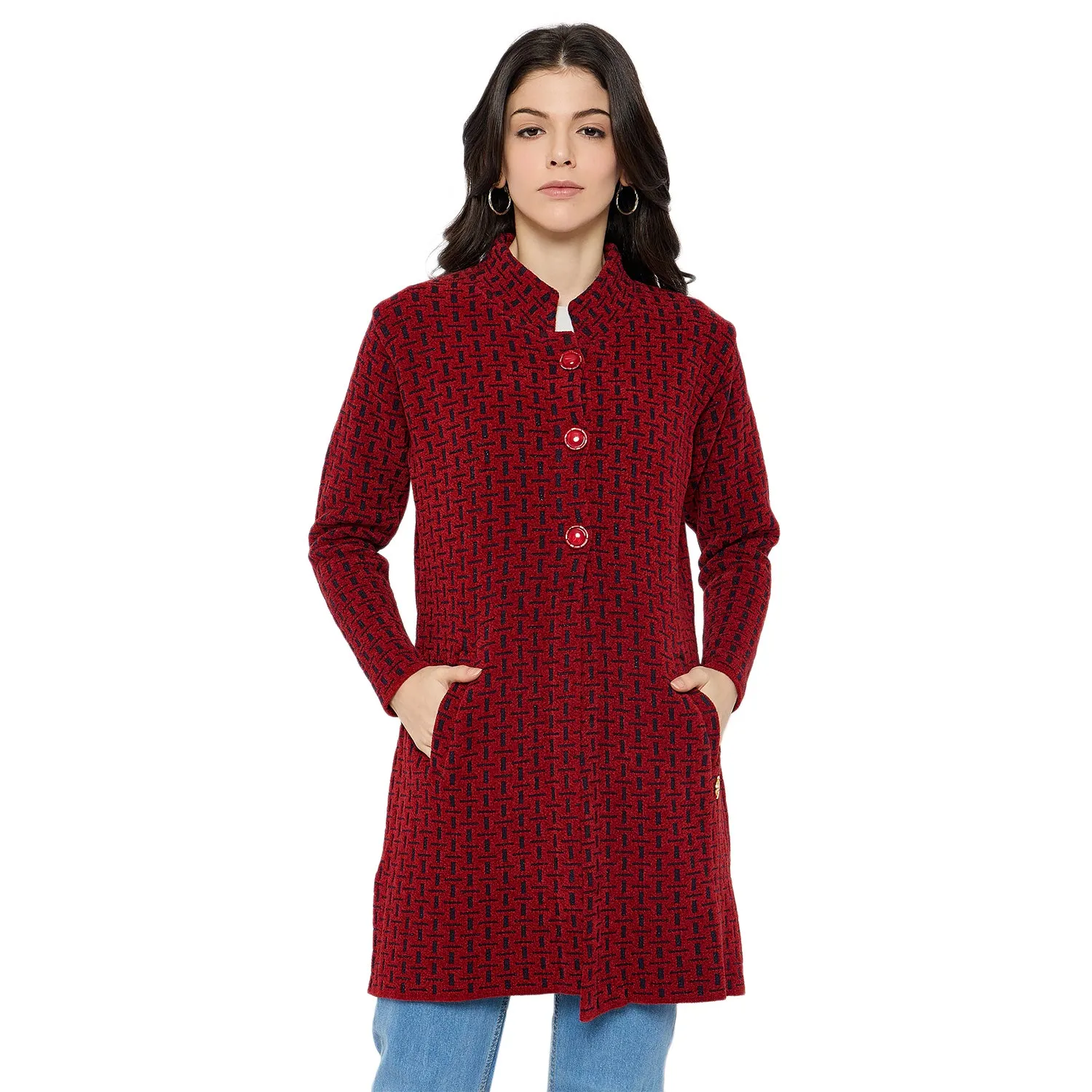 Duke Stardust Women Full Sleeve Long Sweater (SDS1277)