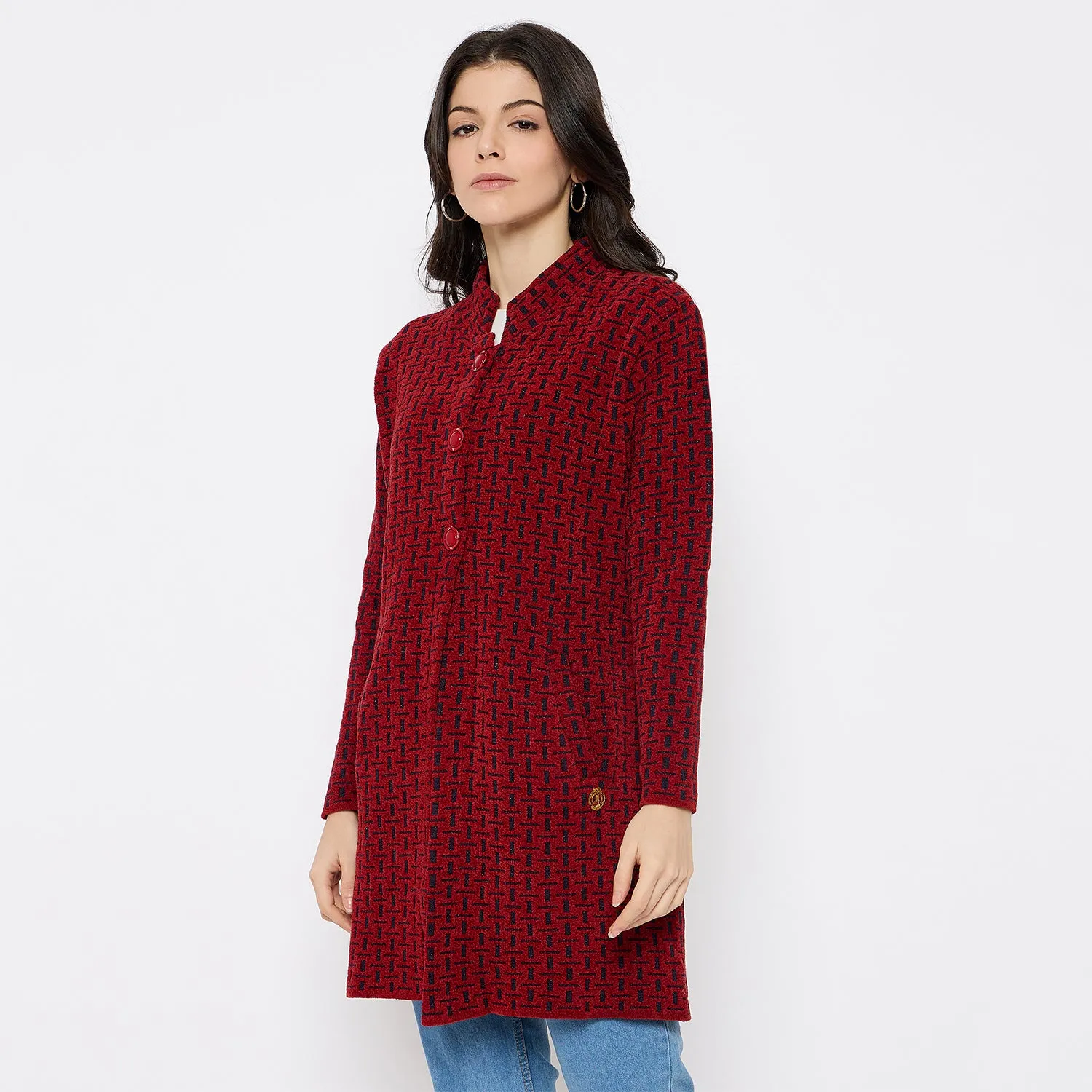 Duke Stardust Women Full Sleeve Long Sweater (SDS1277)