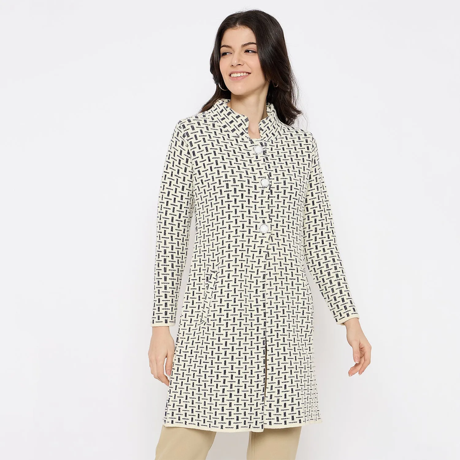 Duke Stardust Women Full Sleeve Long Sweater (SDS1277)