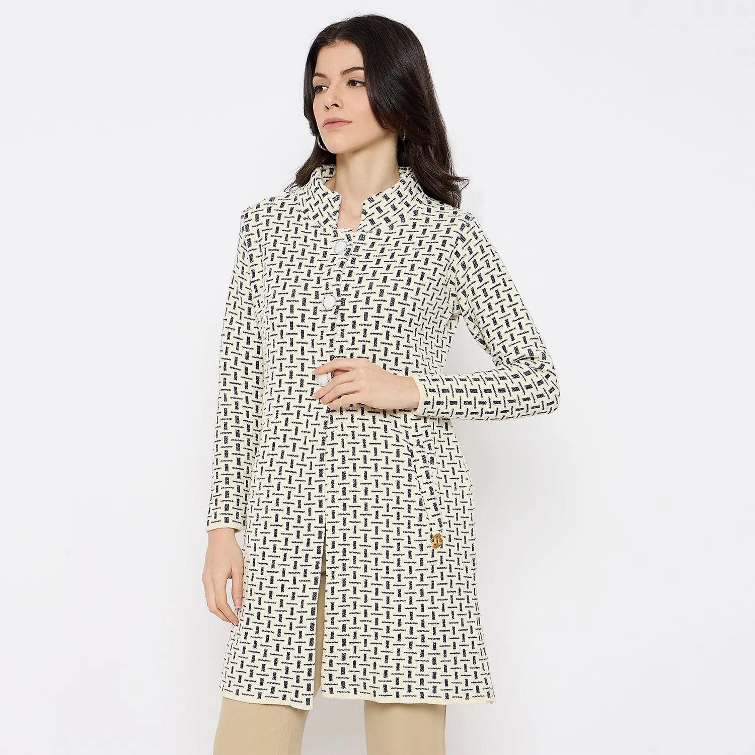 Duke Stardust Women Full Sleeve Long Sweater (SDS1277)