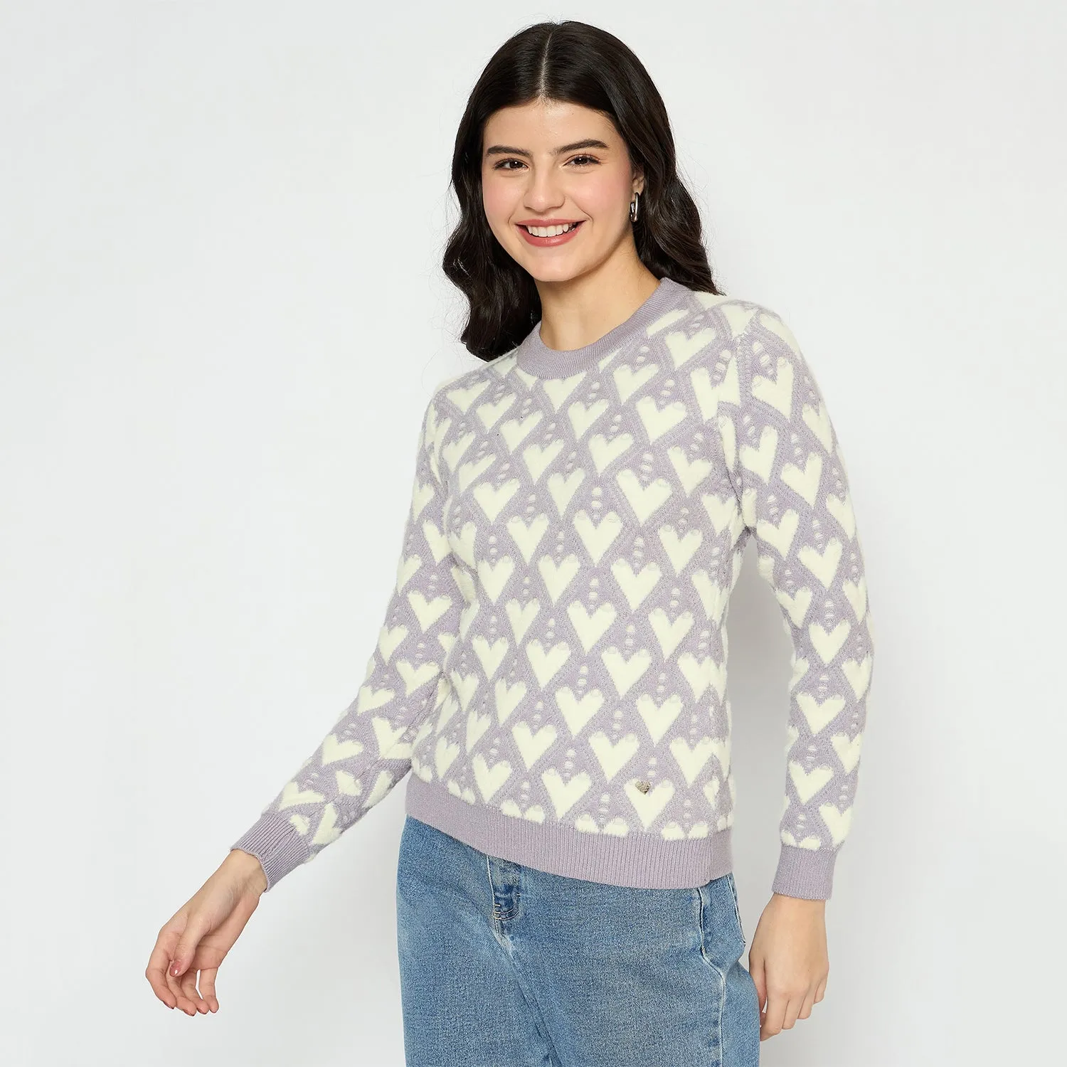 Duke Stardust Women Full Sleeve Round Neck Pullover (SDS1395)