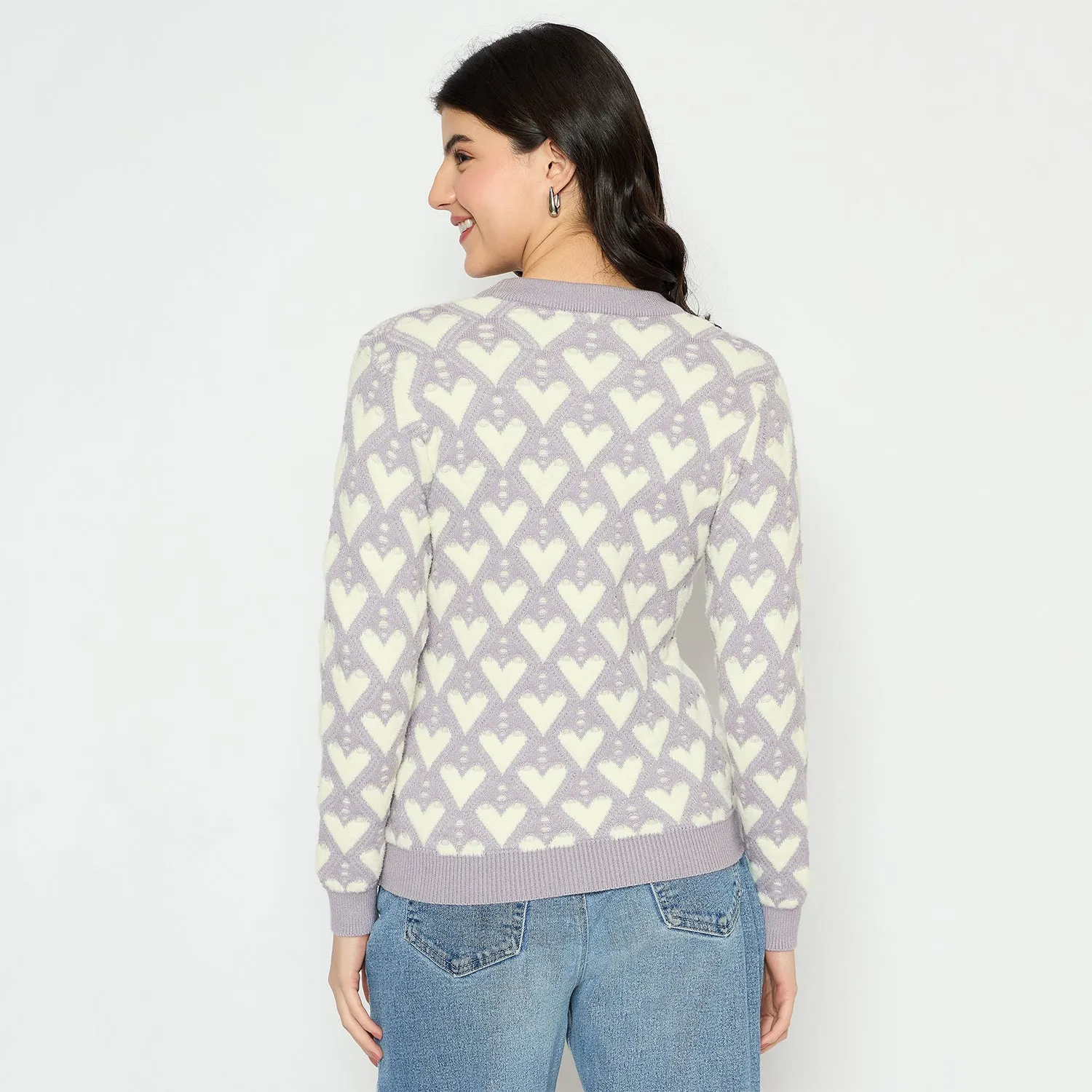 Duke Stardust Women Full Sleeve Round Neck Pullover (SDS1395)