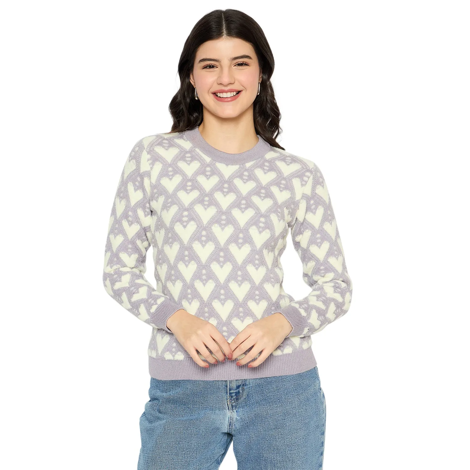 Duke Stardust Women Full Sleeve Round Neck Pullover (SDS1395)