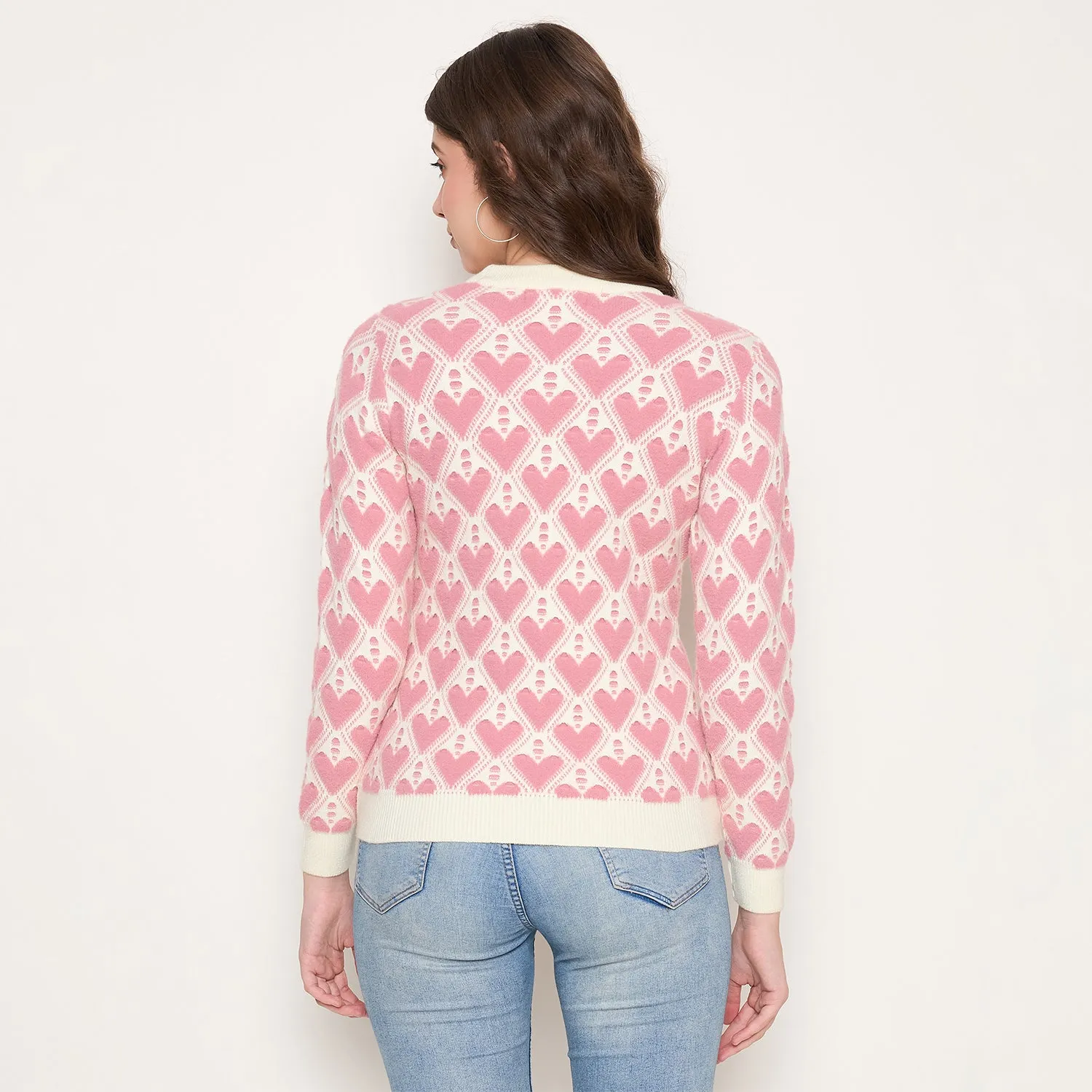 Duke Stardust Women Full Sleeve Round Neck Pullover (SDS1395)