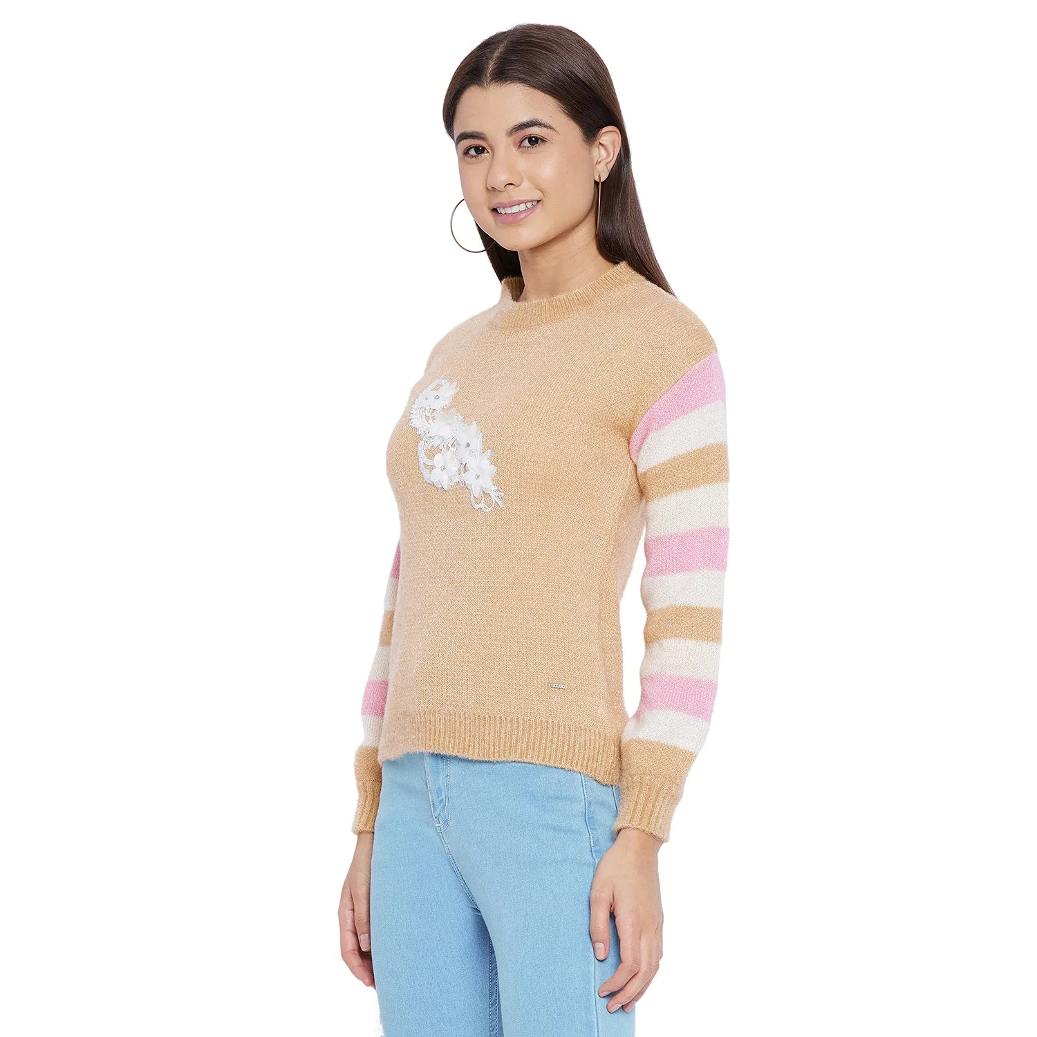 Duke Stardust Women Full Sleeve Round Neck Pullover (SDS929)