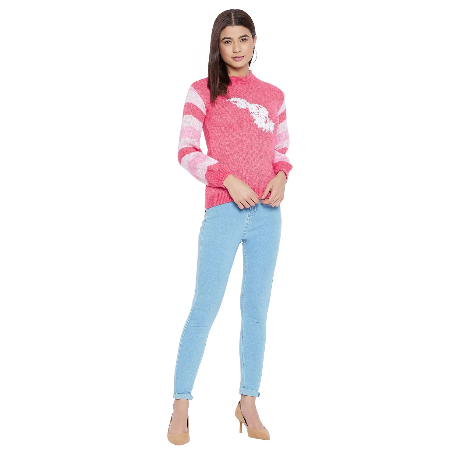 Duke Stardust Women Full Sleeve Round Neck Pullover (SDS929)