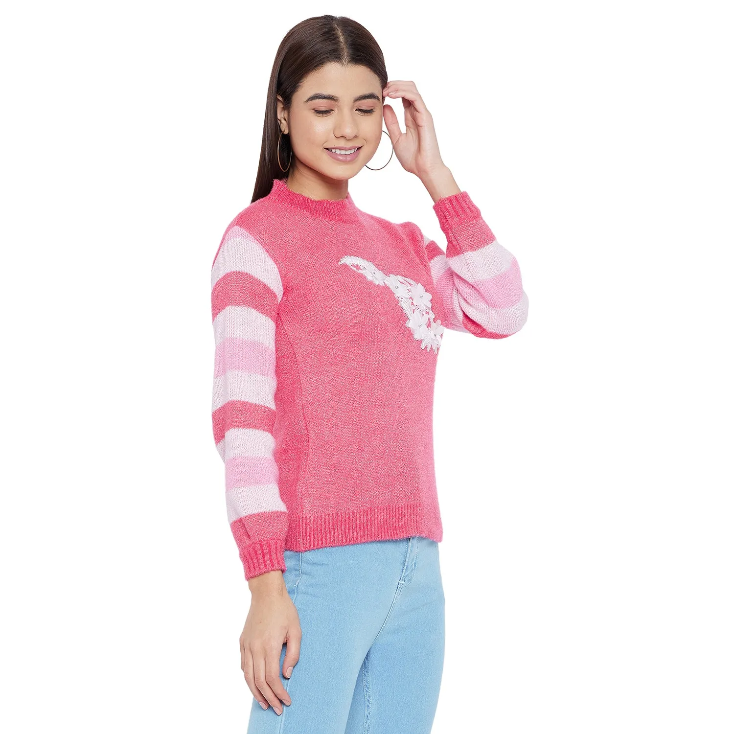 Duke Stardust Women Full Sleeve Round Neck Pullover (SDS929)