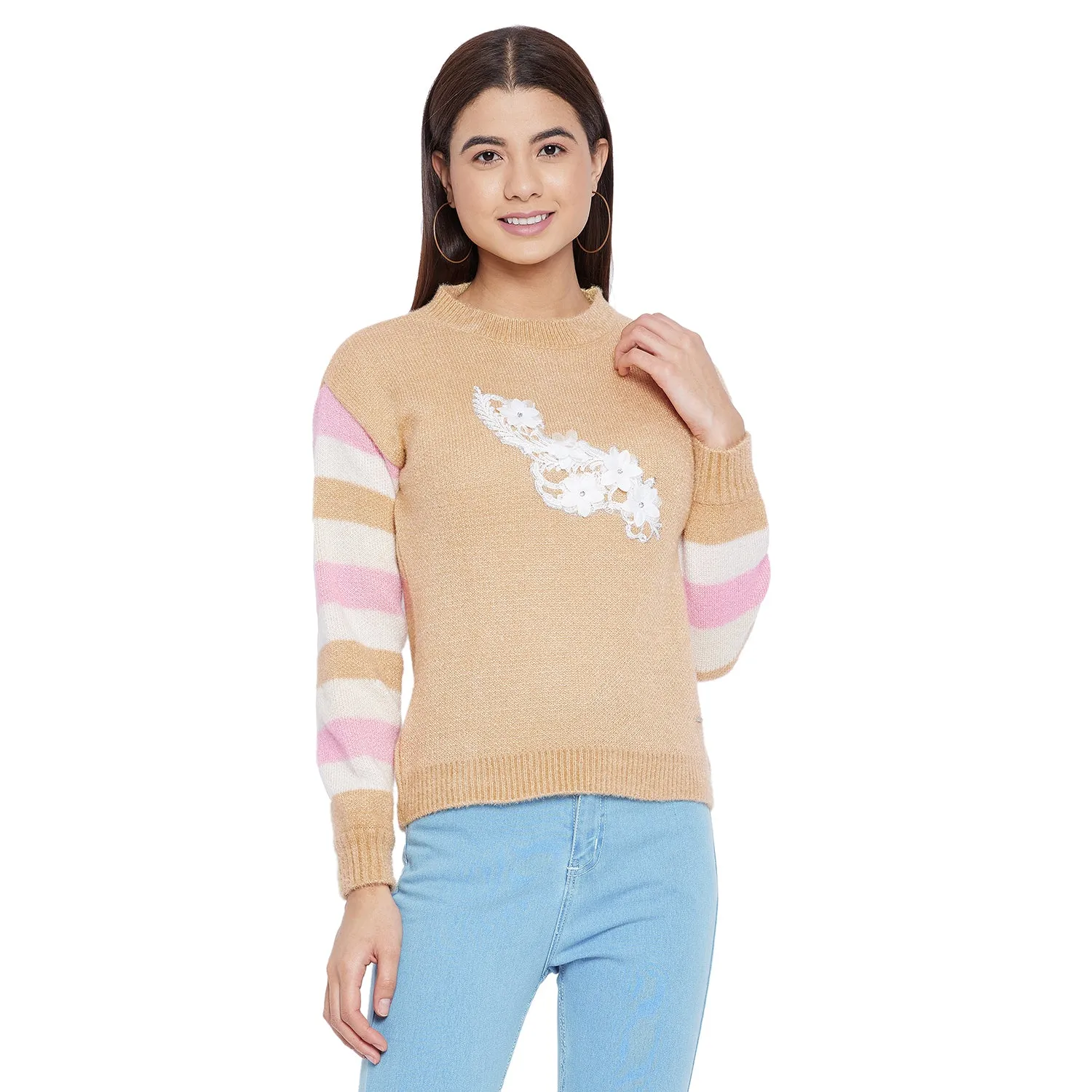 Duke Stardust Women Full Sleeve Round Neck Pullover (SDS929)