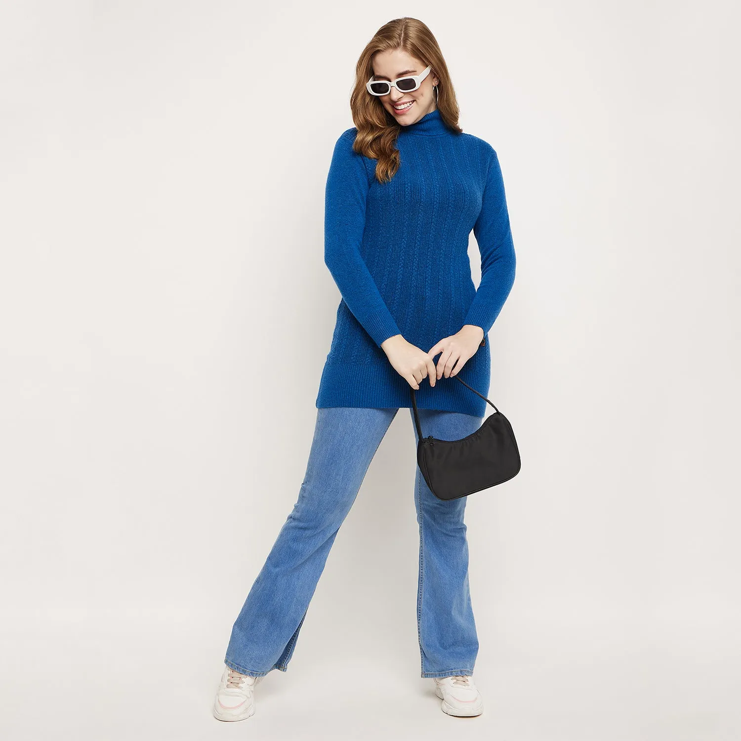 Duke Stardust Women Full Sleeve Turtle Neck Pullover (SDS903)