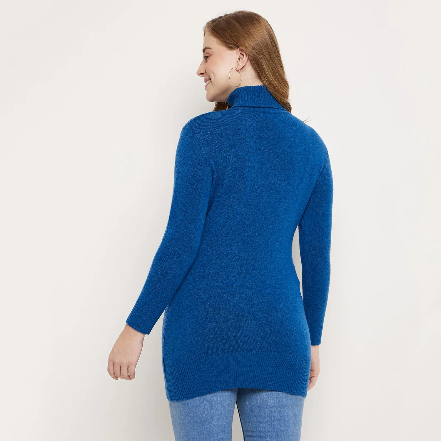 Duke Stardust Women Full Sleeve Turtle Neck Pullover (SDS903)