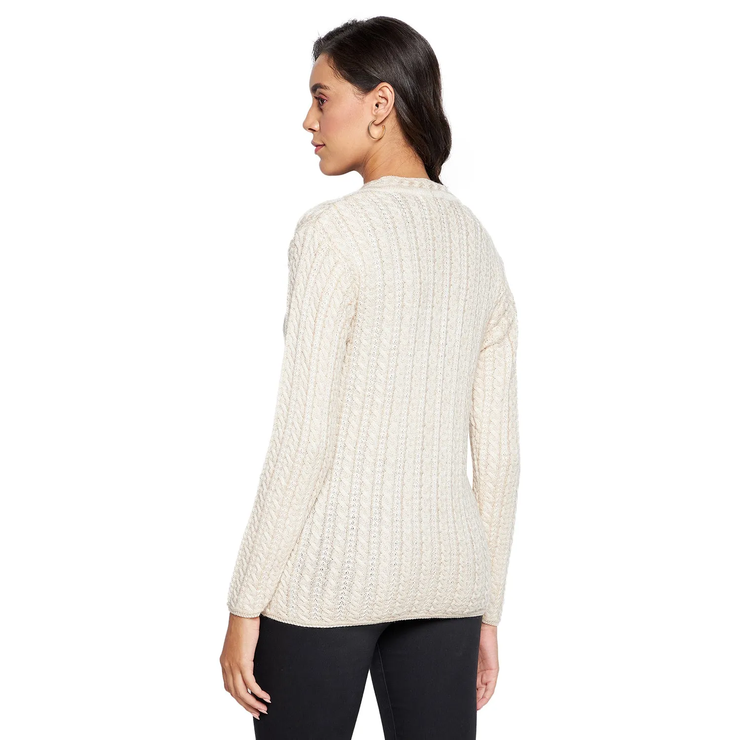 Duke Stardust Women Full sleeve V Neck Cardigan (SDS9727)