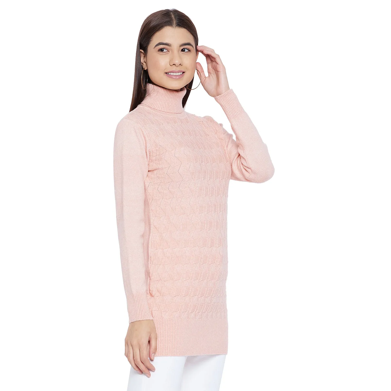 Duke Stardust Women Full Sleeve Woven Sweater (SDS976)