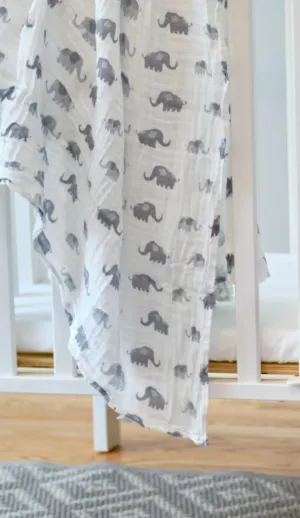 Elephantastic Muslin Swaddle