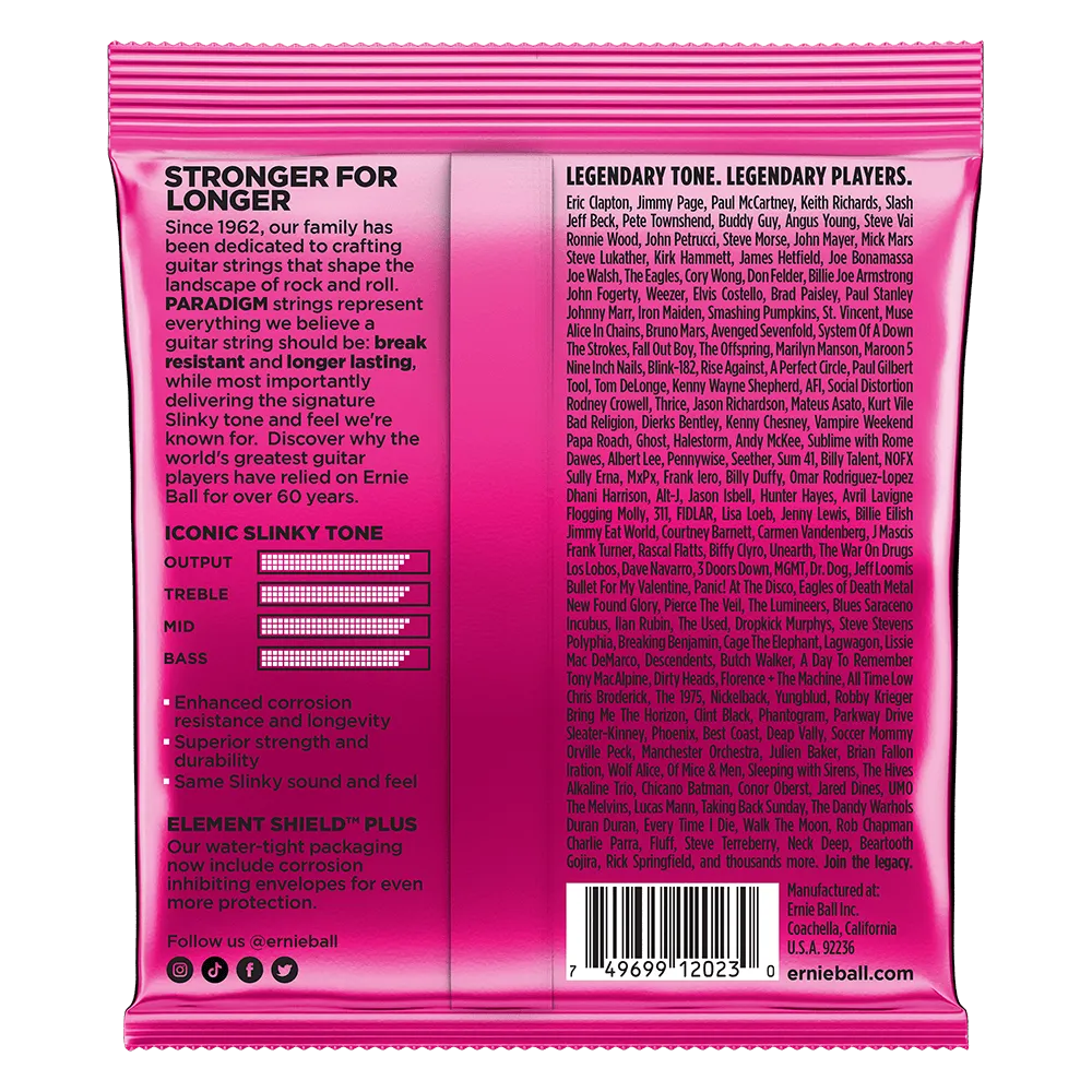 Ernie Ball Super Slinky Paradigm Electric Guitar Strings - 9-42 Gauge