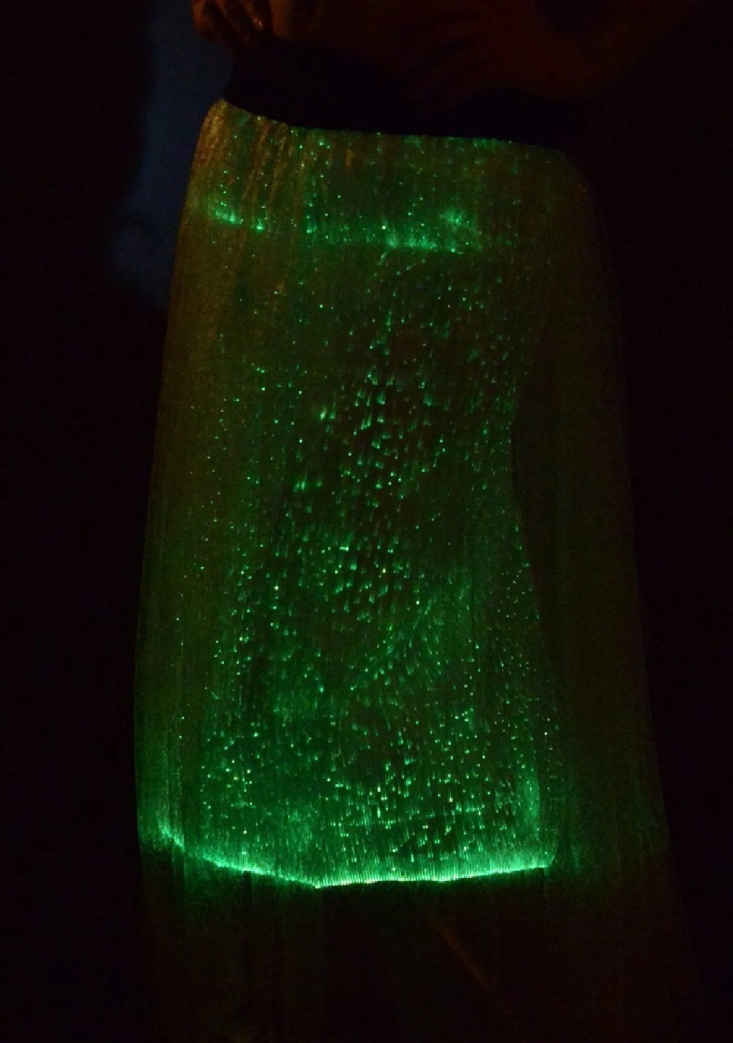 Fiber Optic Long Skirt